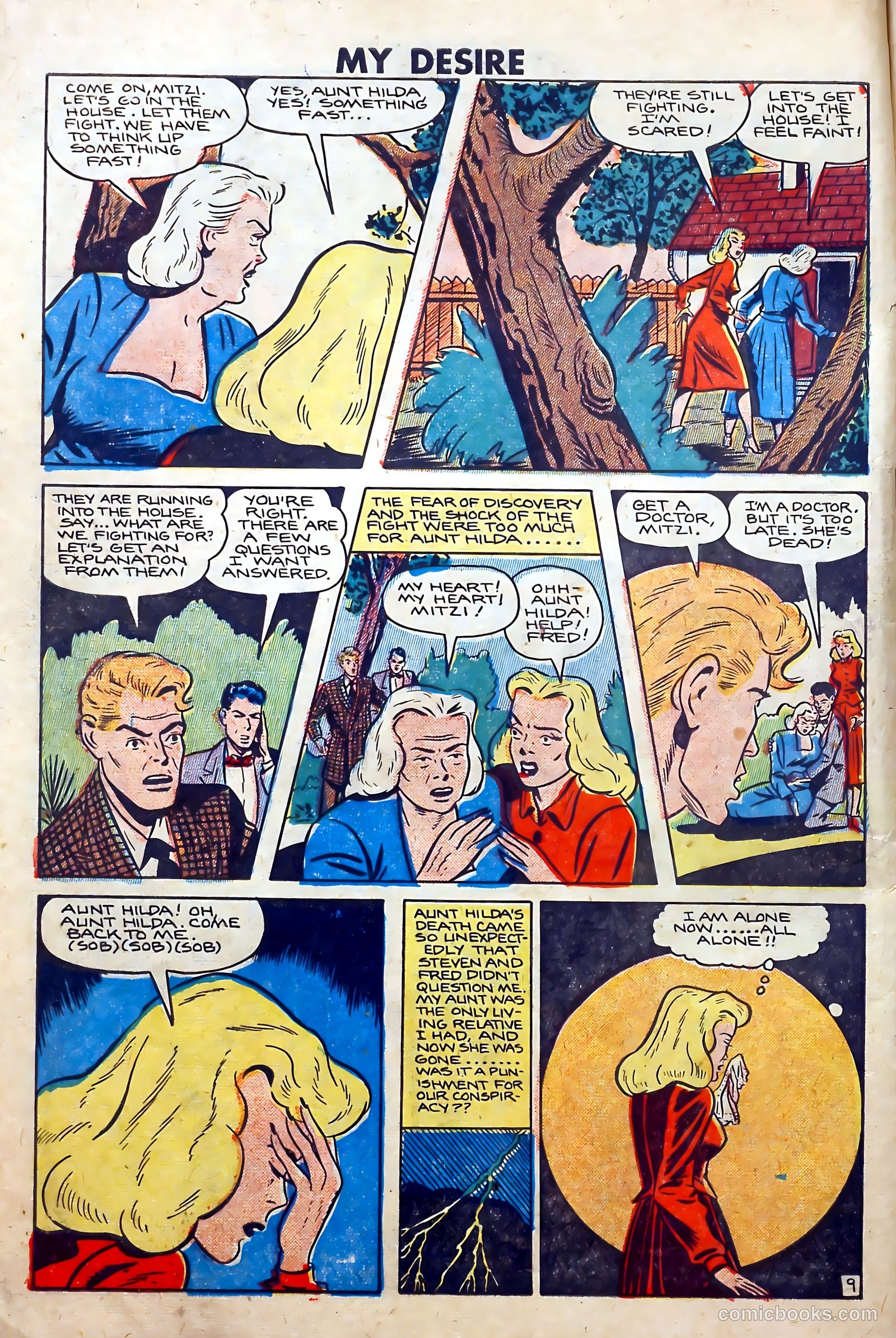 My Desire, Intimate Confessions #31 (1949) — page 10 of 36