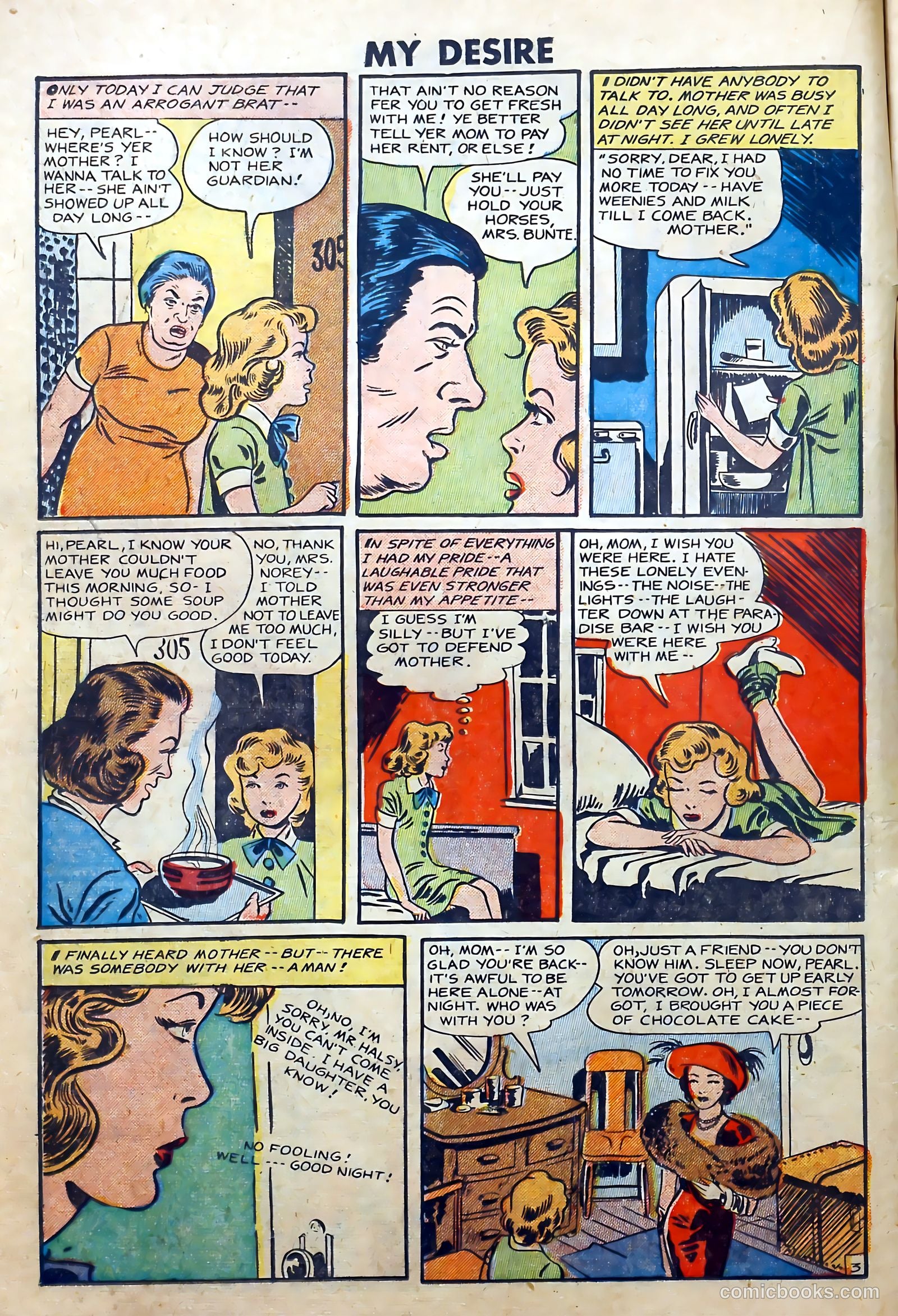 My Desire, Intimate Confessions #31 (1949) — page 14 of 36