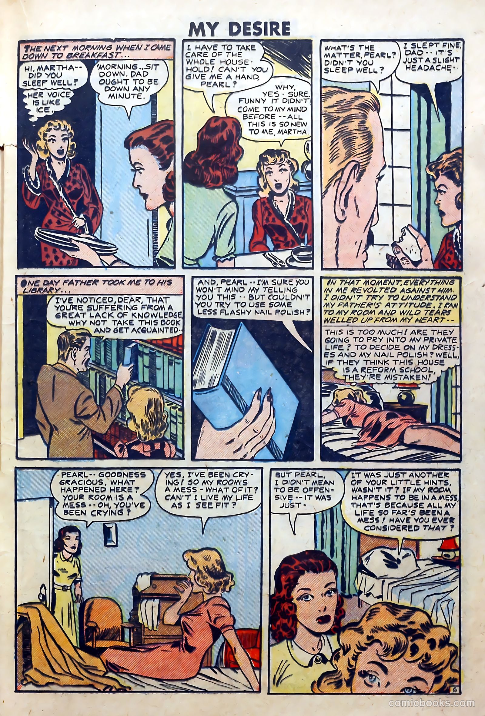 My Desire, Intimate Confessions #31 (1949) — page 17 of 36