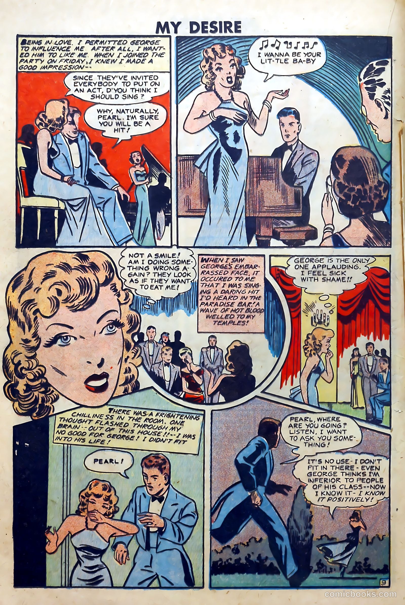 My Desire, Intimate Confessions #31 (1949) — page 20 of 36