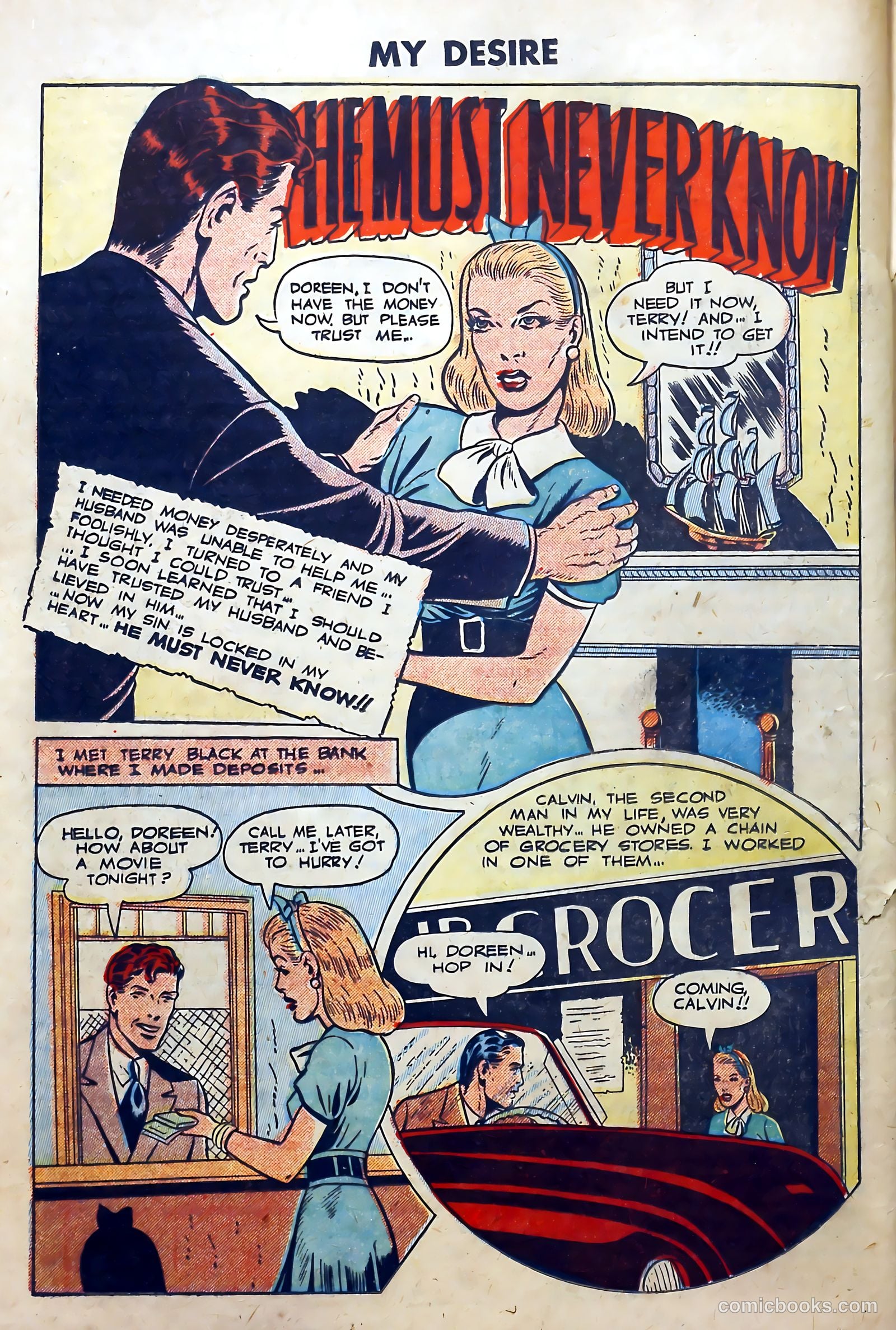 My Desire, Intimate Confessions #31 (1949) — page 24 of 36