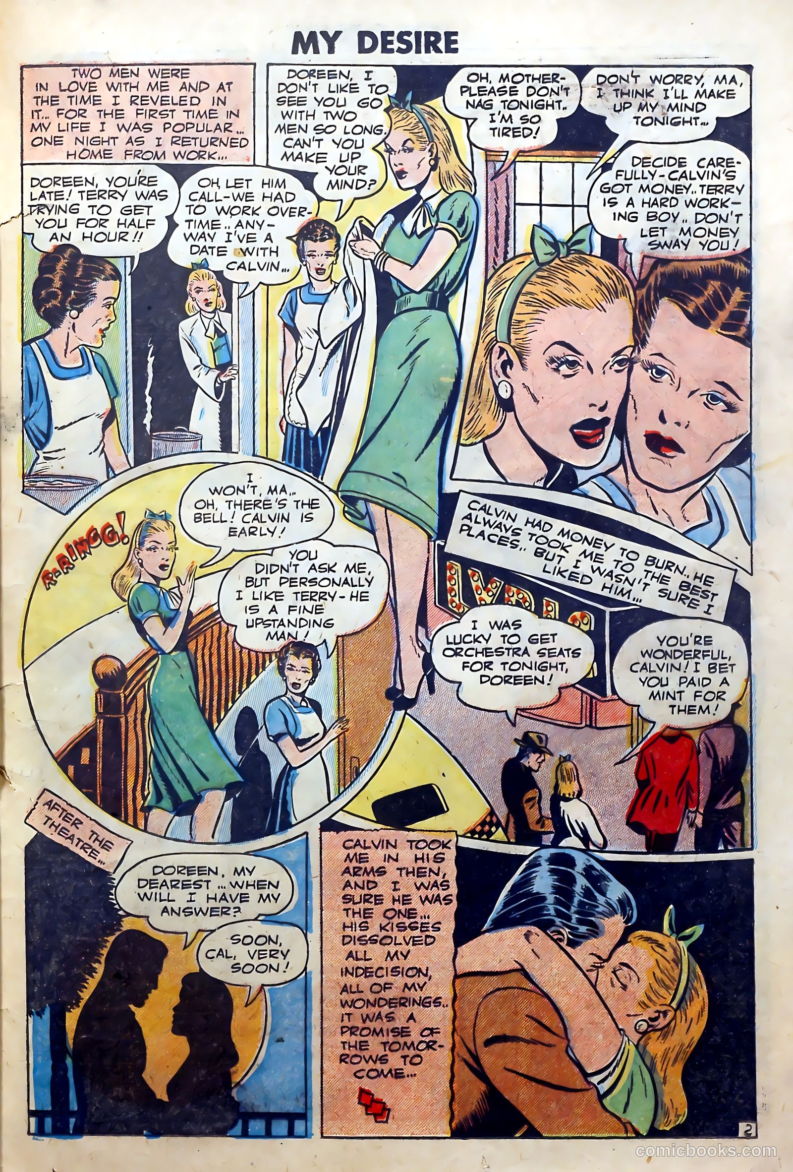 My Desire, Intimate Confessions #31 (1949) — page 25 of 36