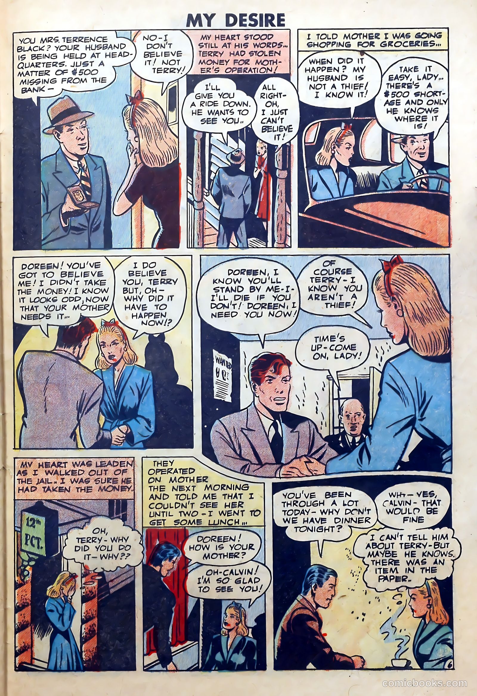 My Desire, Intimate Confessions #31 (1949) — page 29 of 36