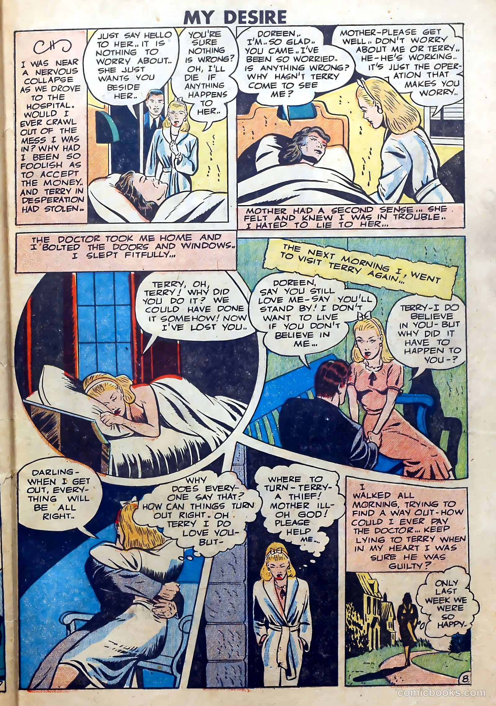 My Desire, Intimate Confessions #31 (1949) — page 31 of 36