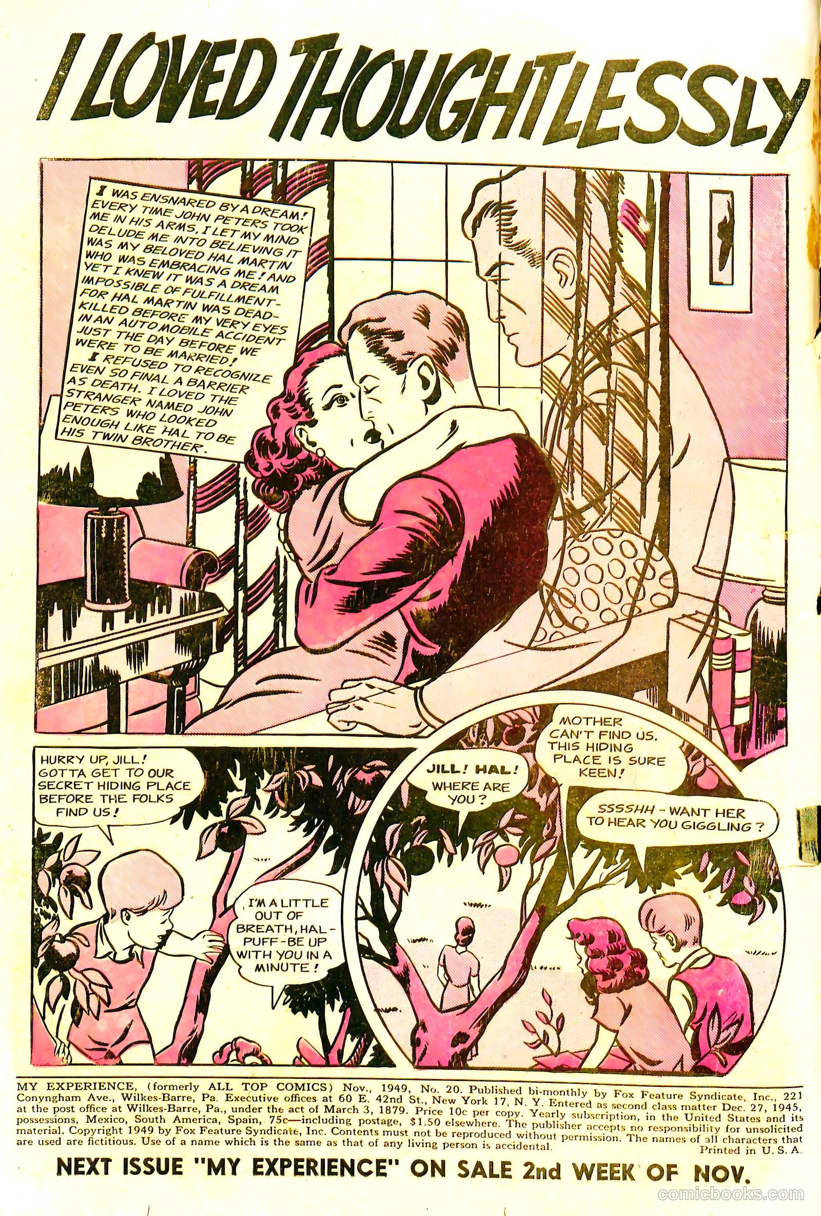 My Experience #20 (1949) — page 3 of 37