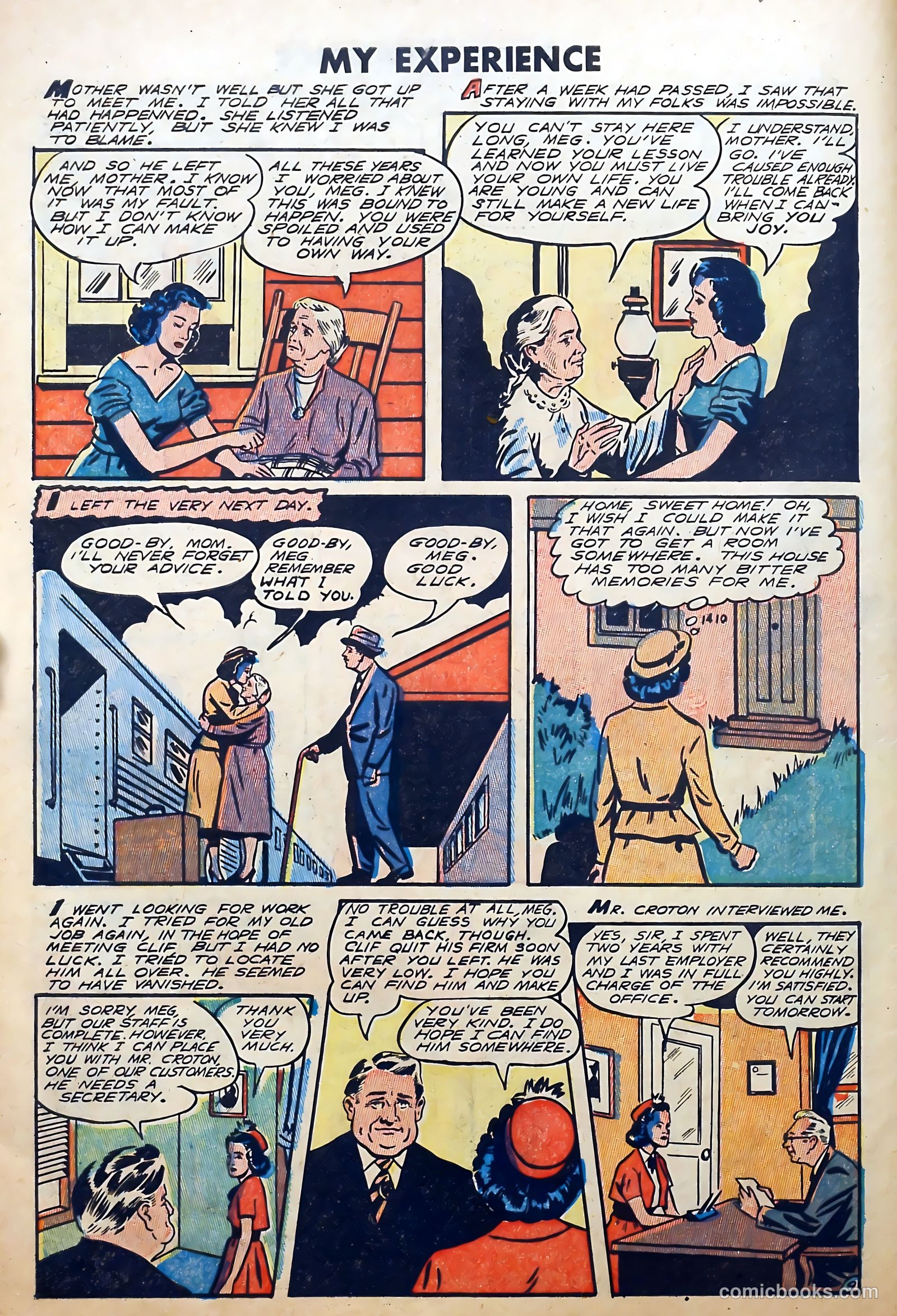 My Experience #21 (1950) — page 10 of 36