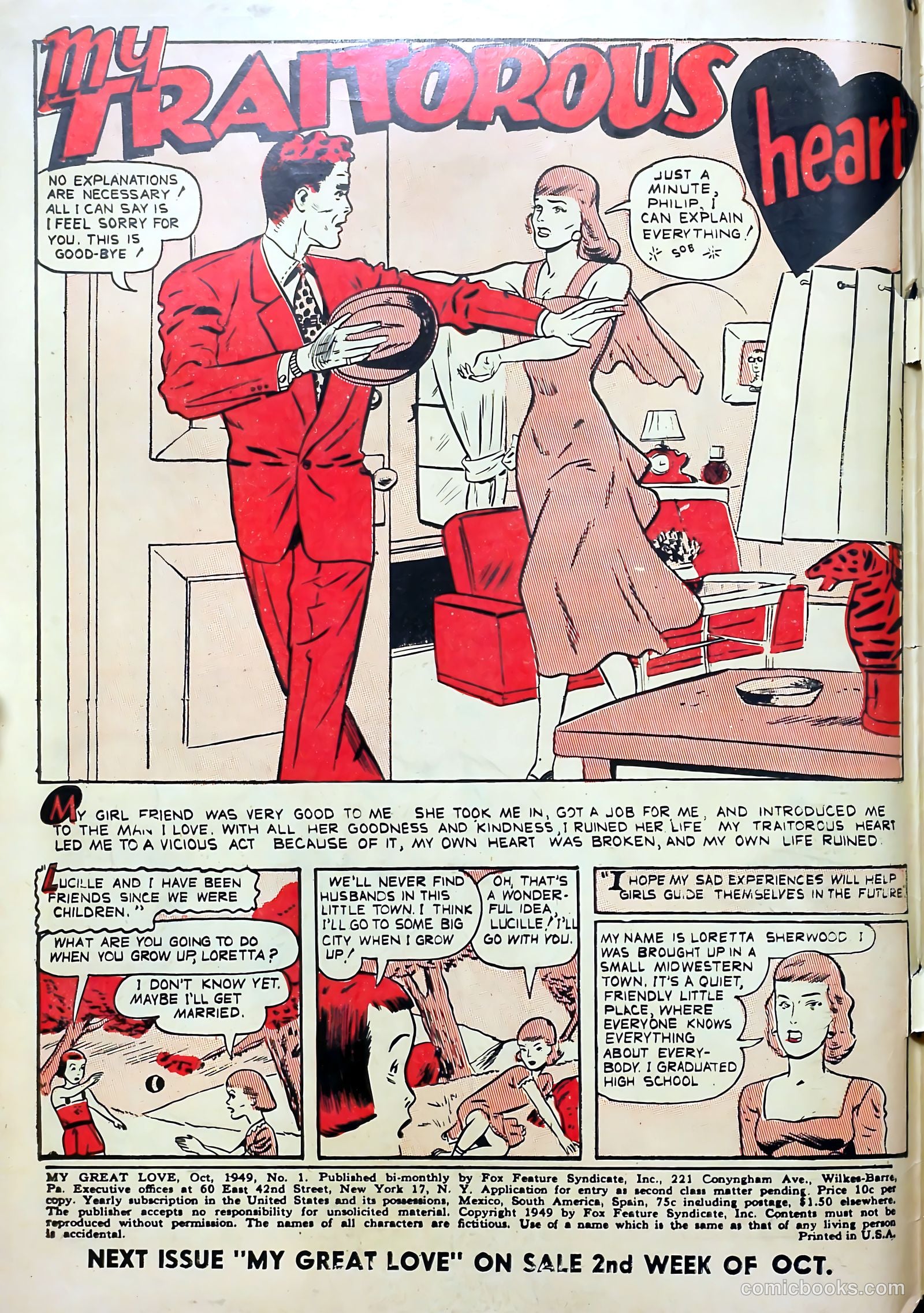 My Great Love #1 (1949) — page 2 of 36