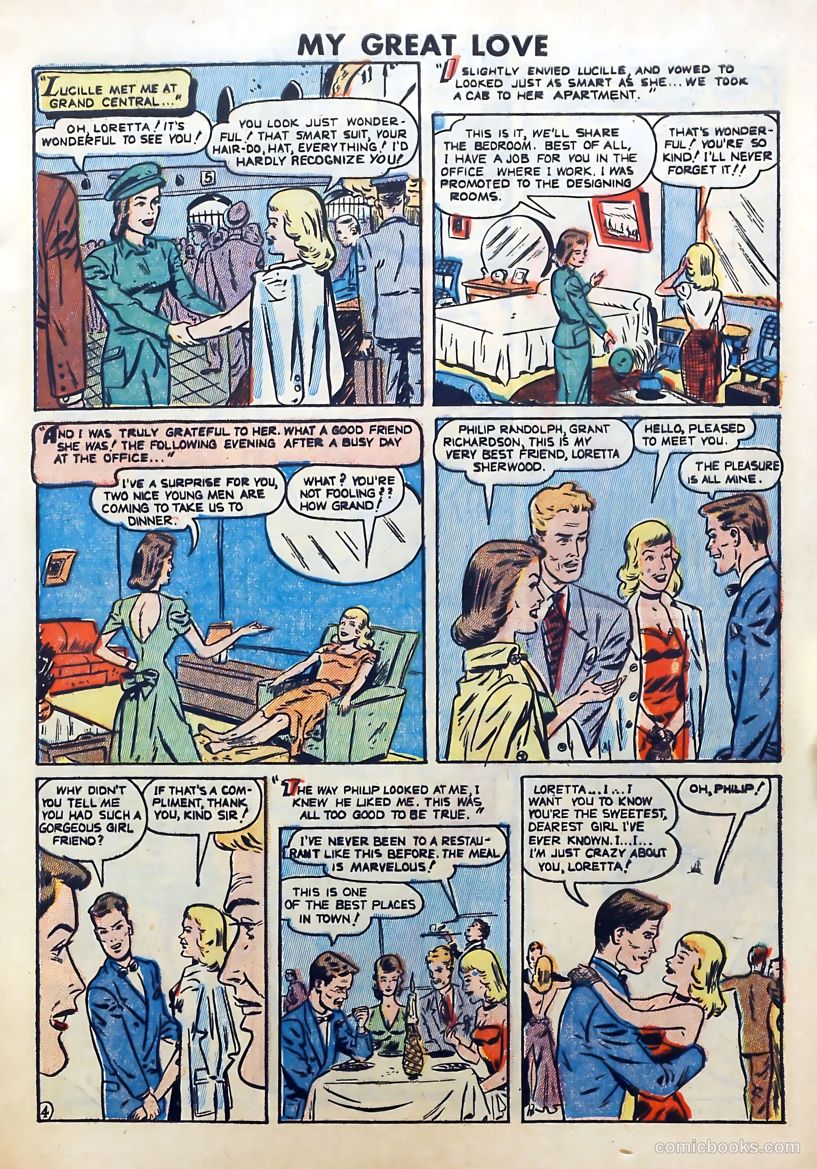 My Great Love #1 (1949) — page 5 of 36