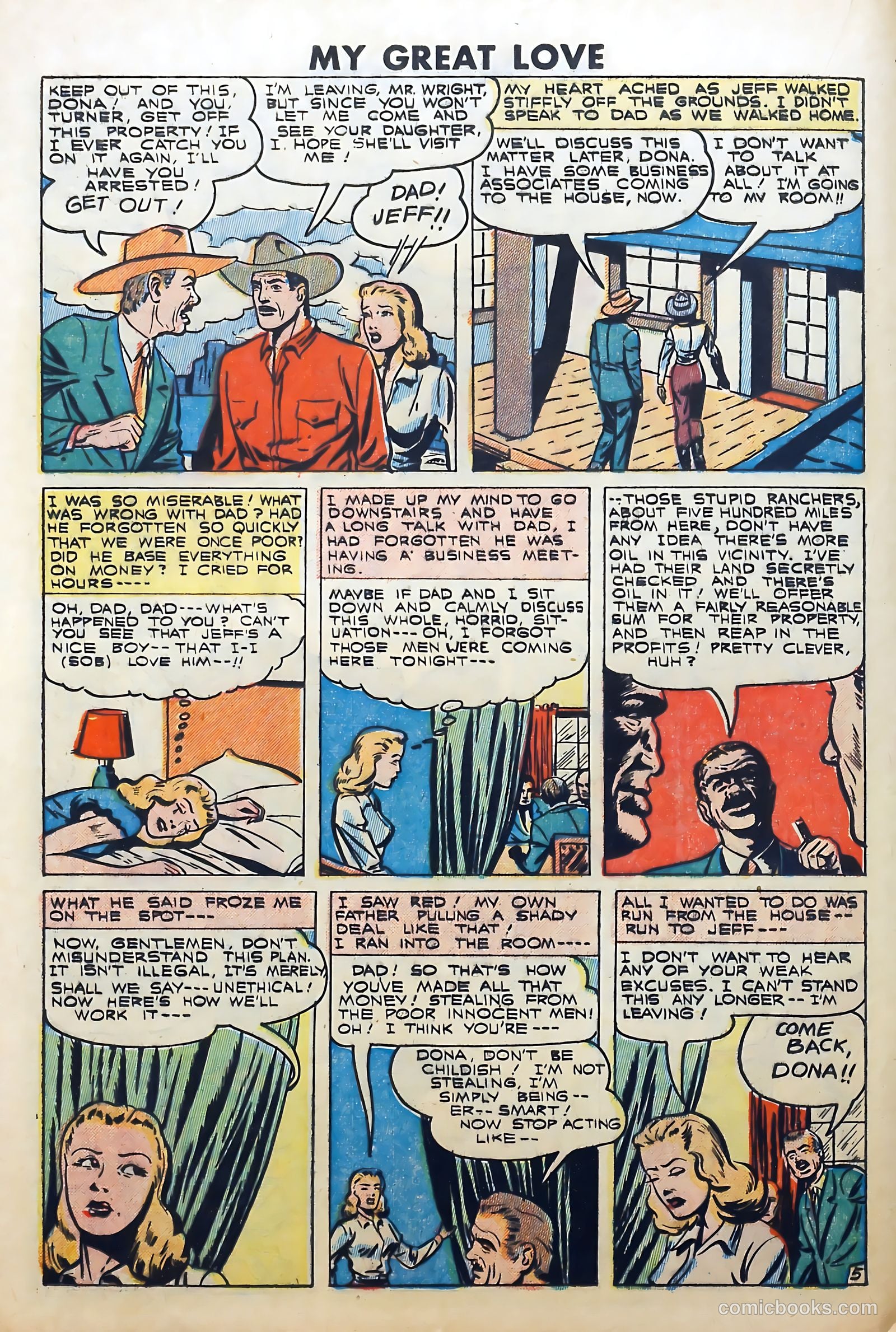 My Great Love #1 (1949) — page 16 of 36