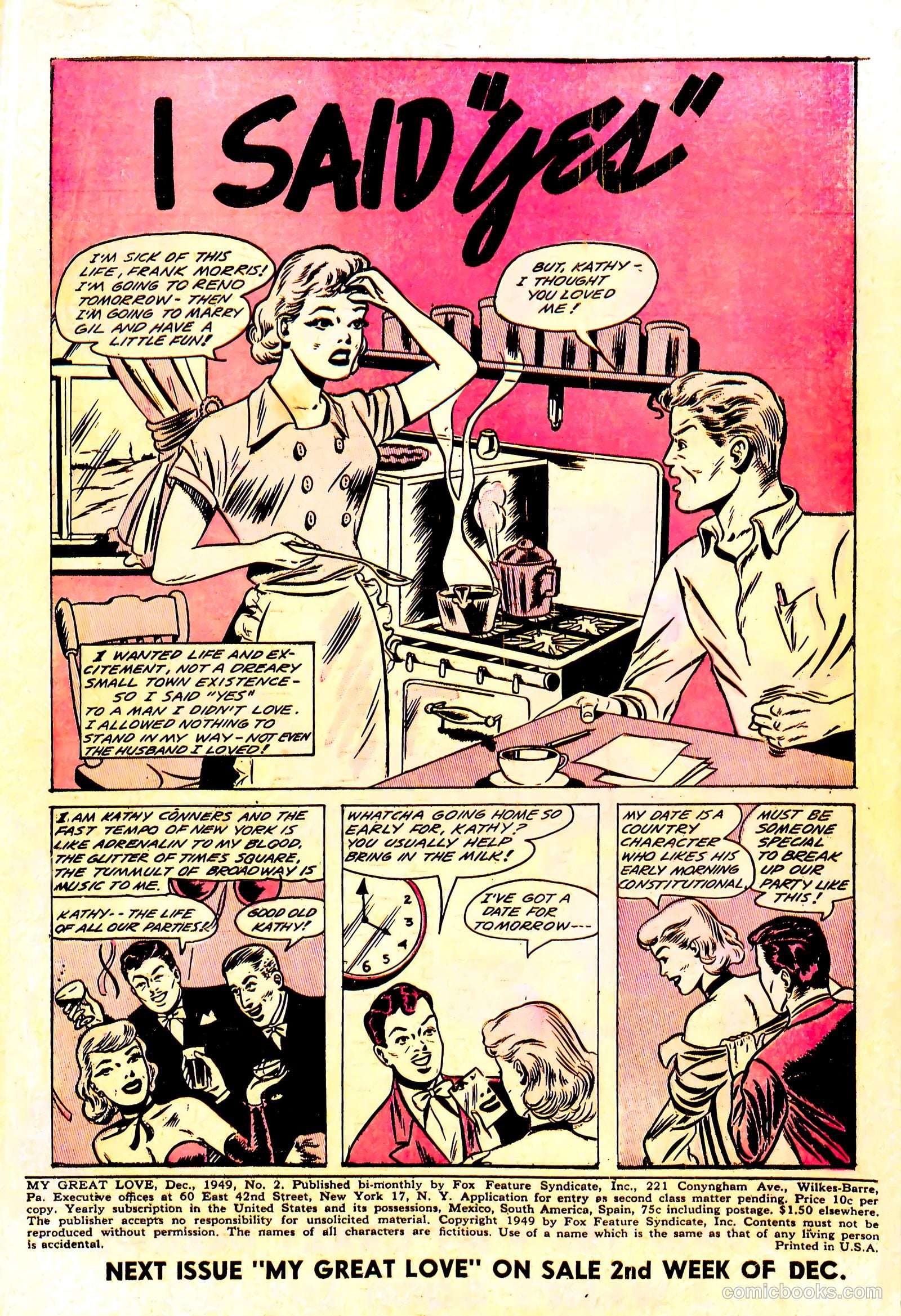My Great Love #2 (1949) — page 2 of 36