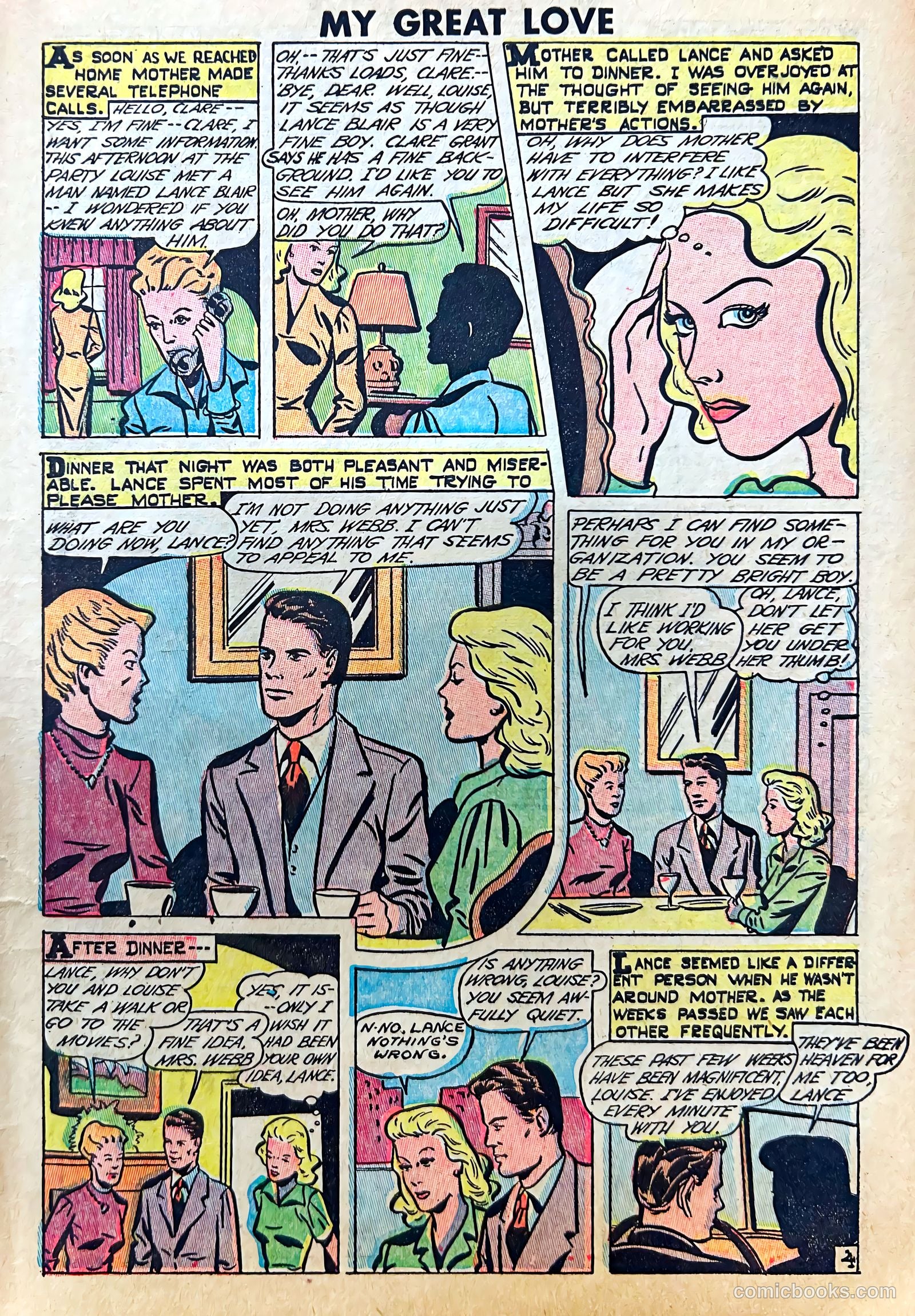 My Great Love #3 (1950) — page 5 of 36