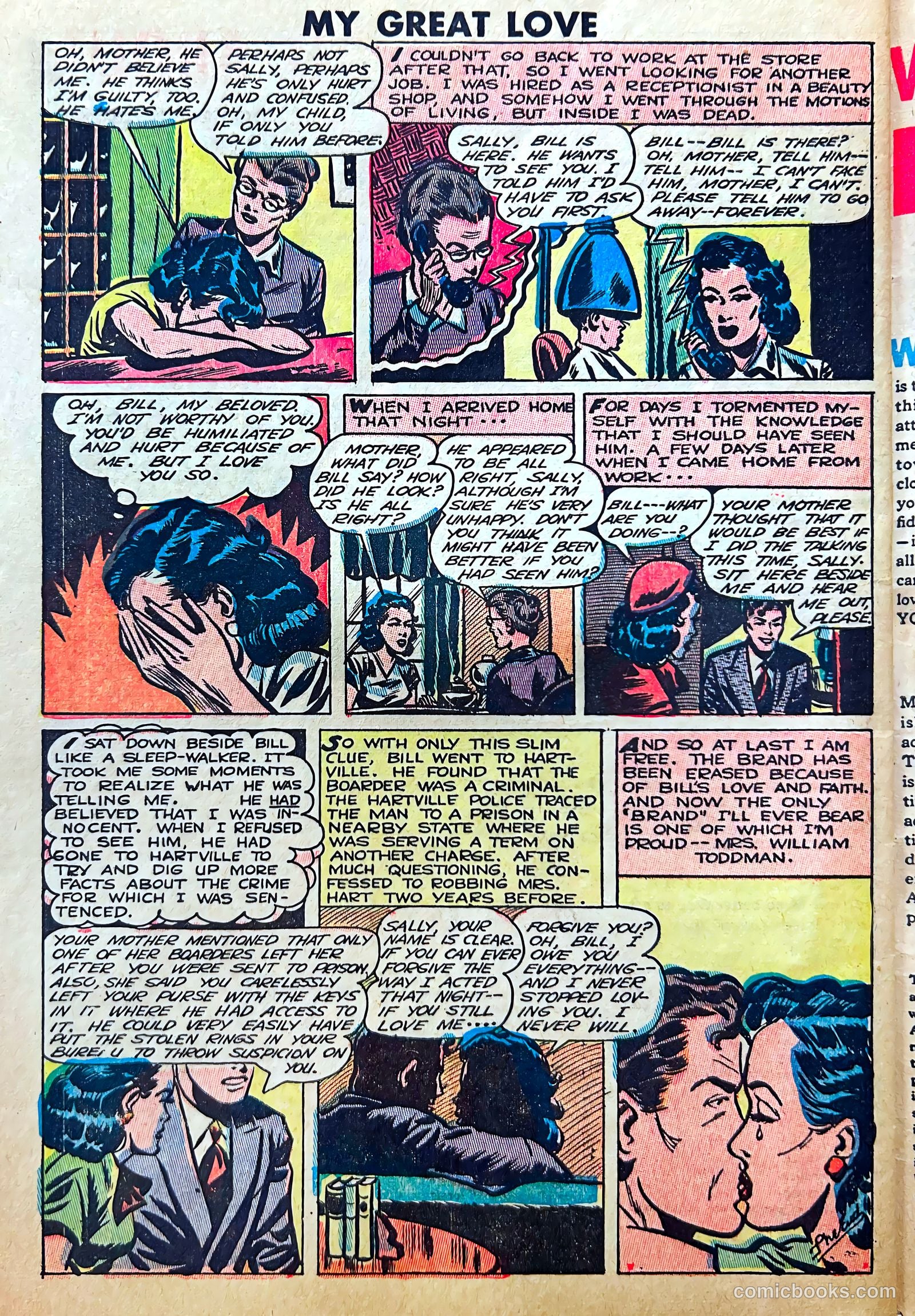 My Great Love #3 (1950) — page 32 of 36