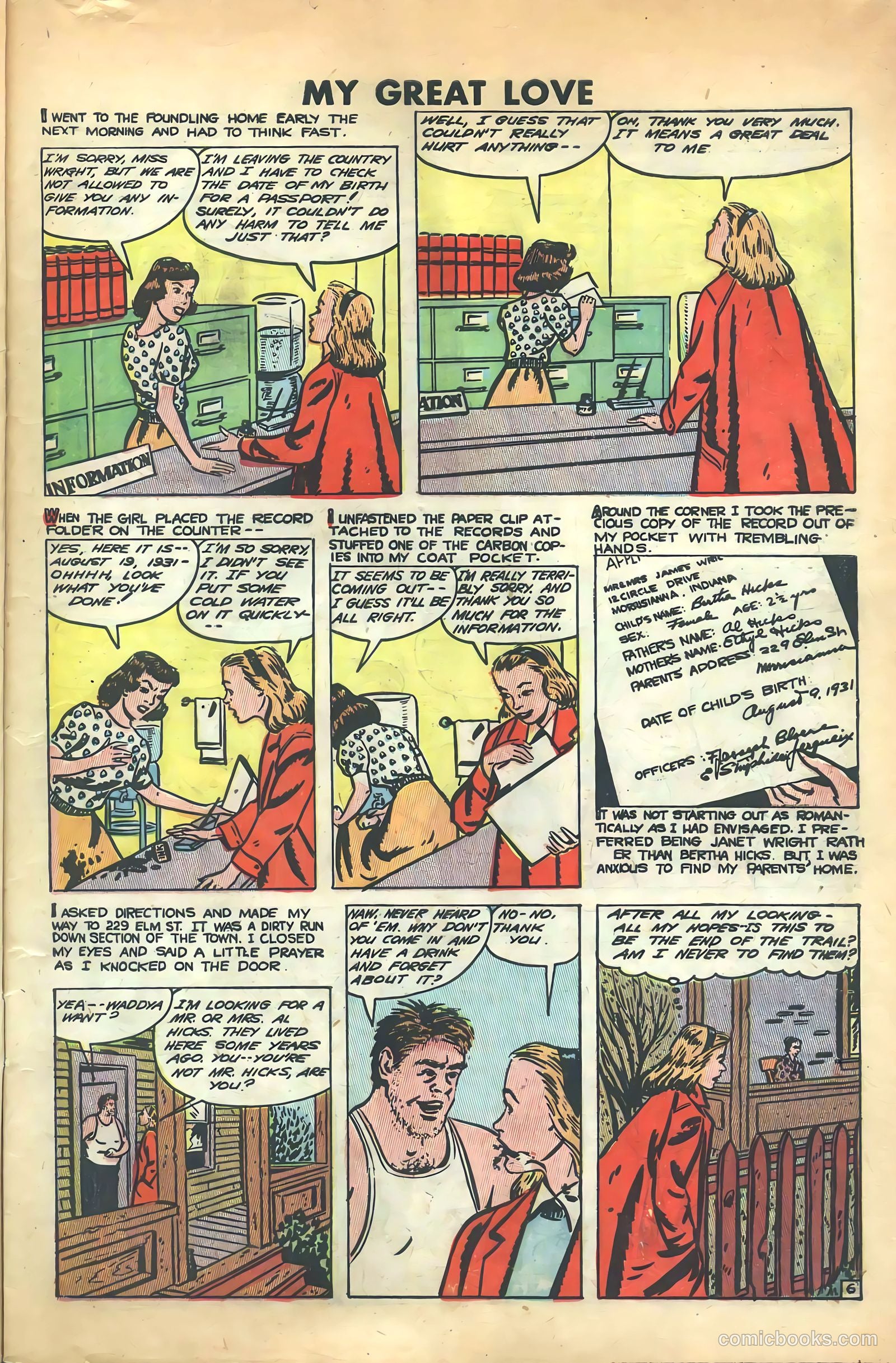 My Great Love #4 (1950) — page 7 of 36