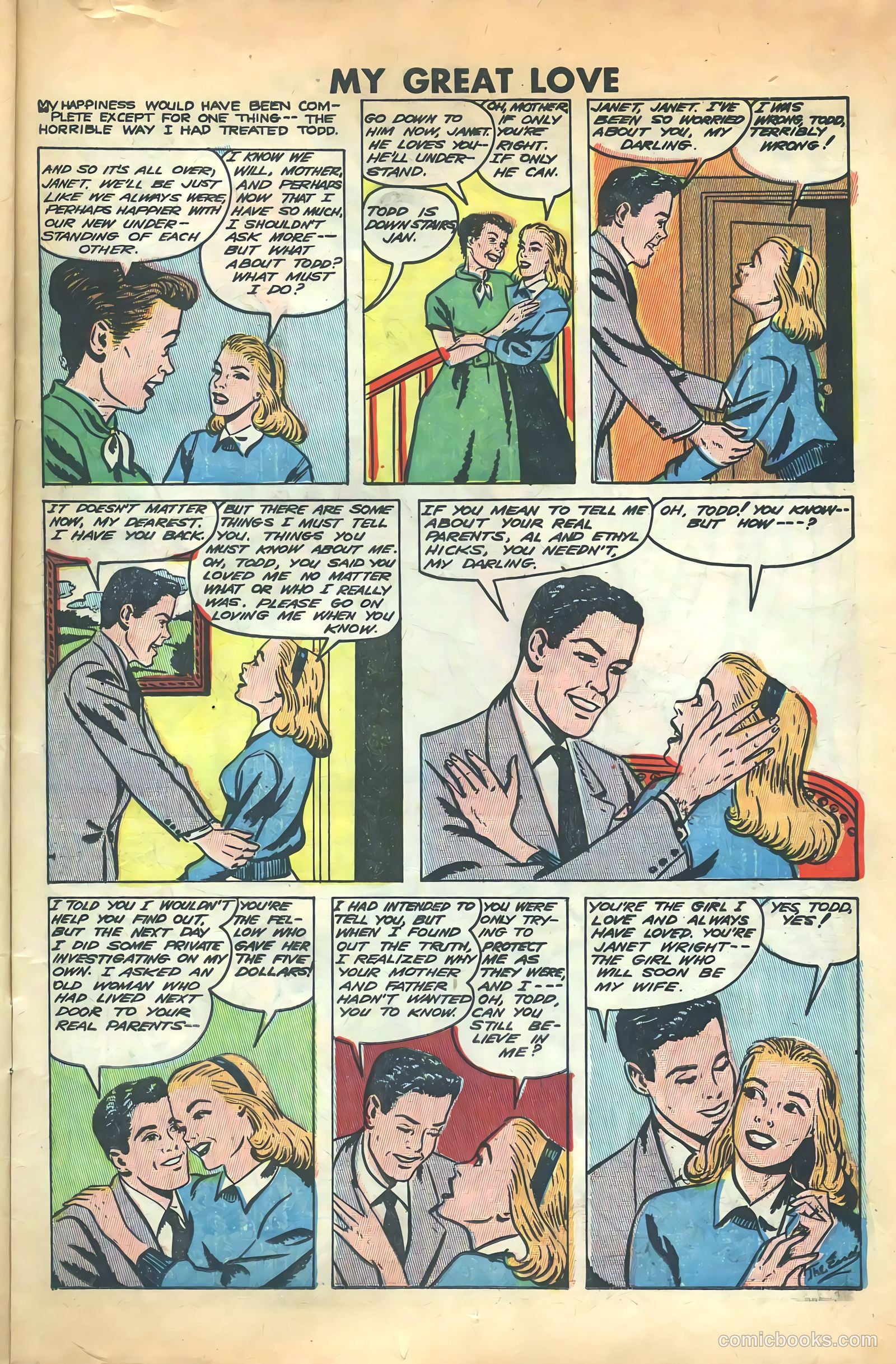 My Great Love #4 (1950) — page 11 of 36