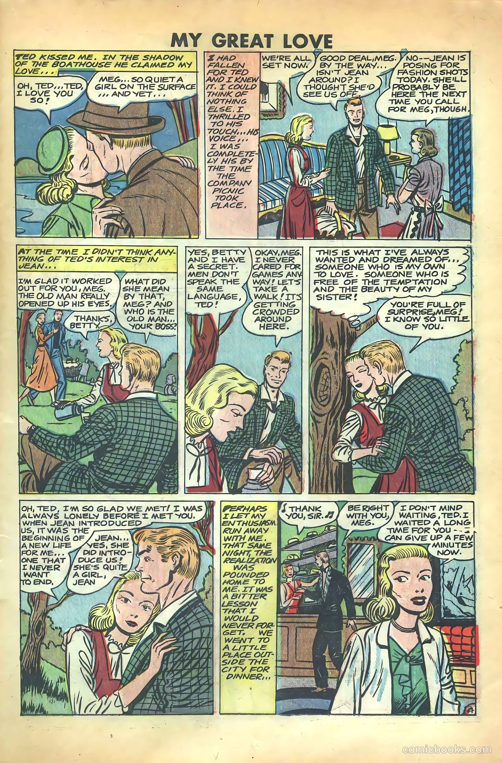 My Great Love #4 (1950) — page 15 of 36