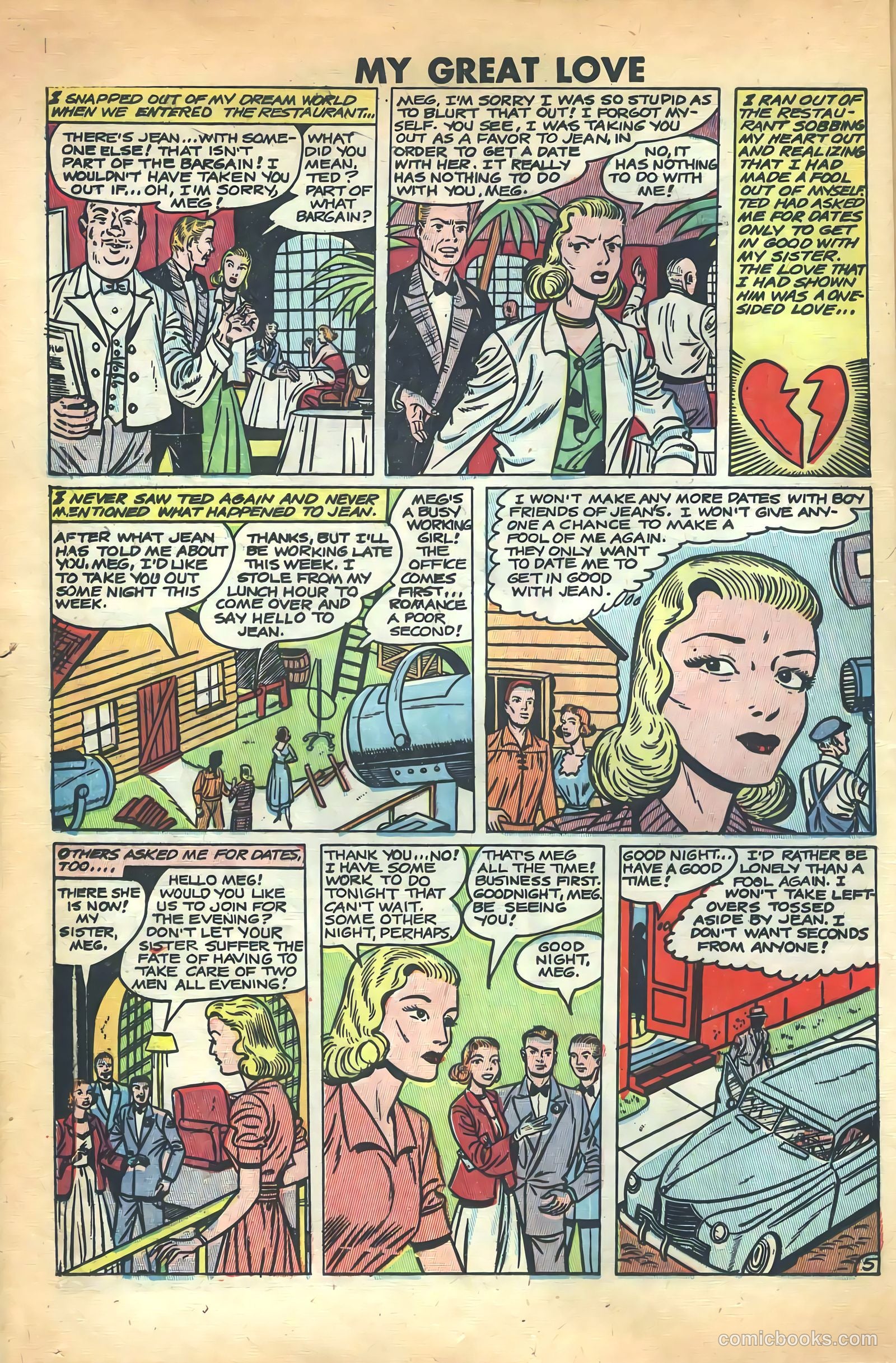 My Great Love #4 (1950) — page 16 of 36