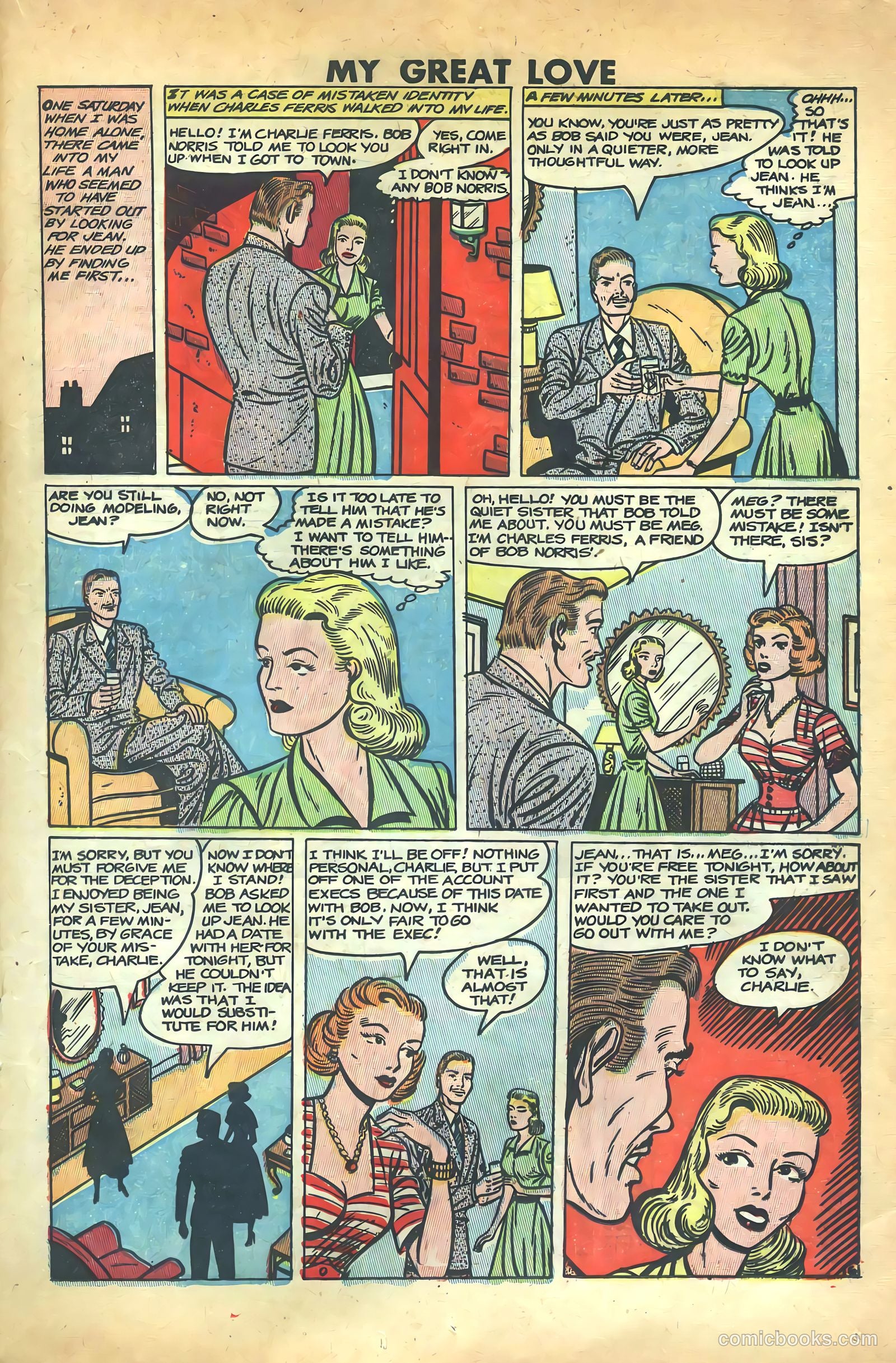My Great Love #4 (1950) — page 17 of 36