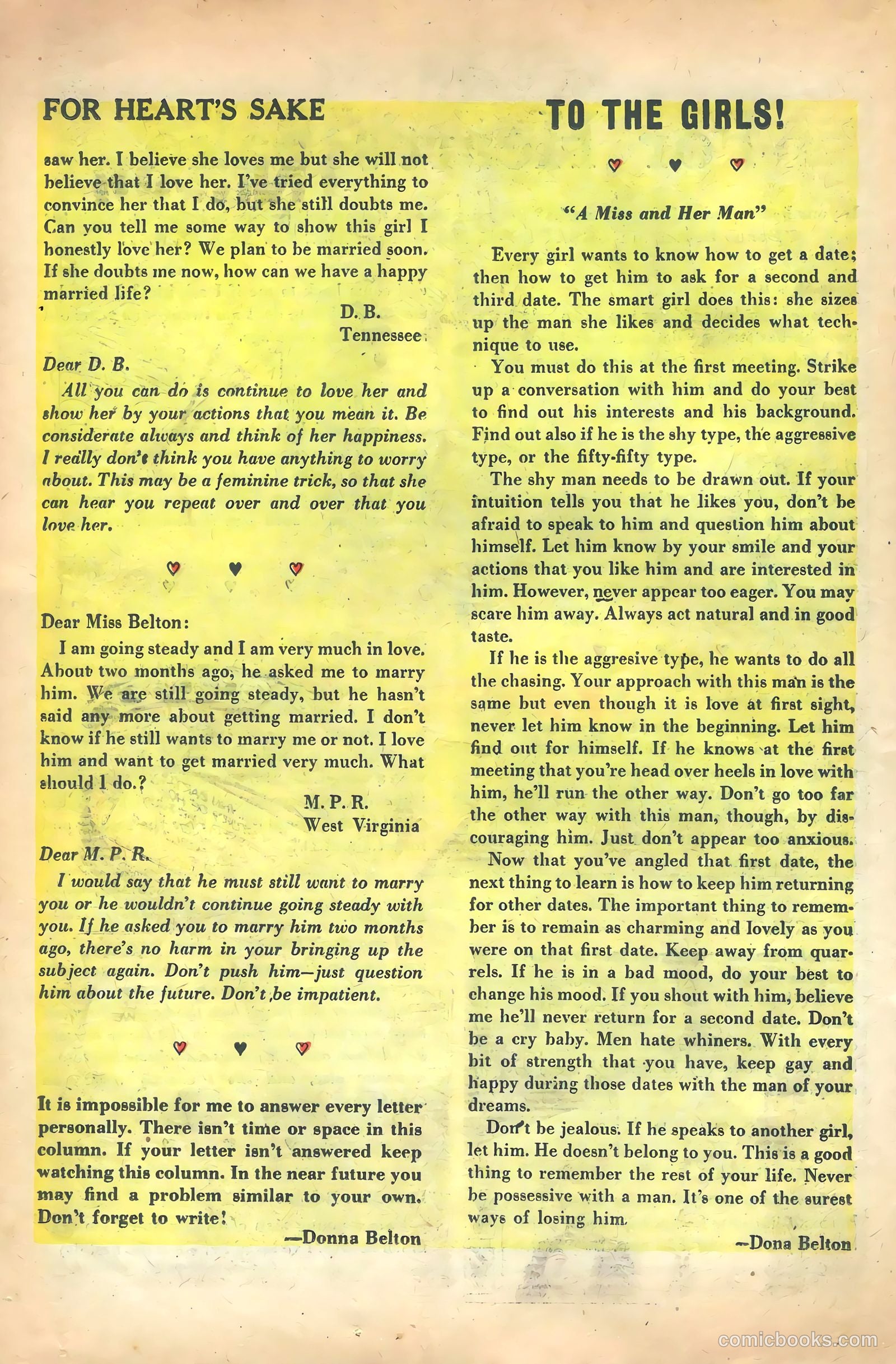 My Great Love #4 (1950) — page 22 of 36
