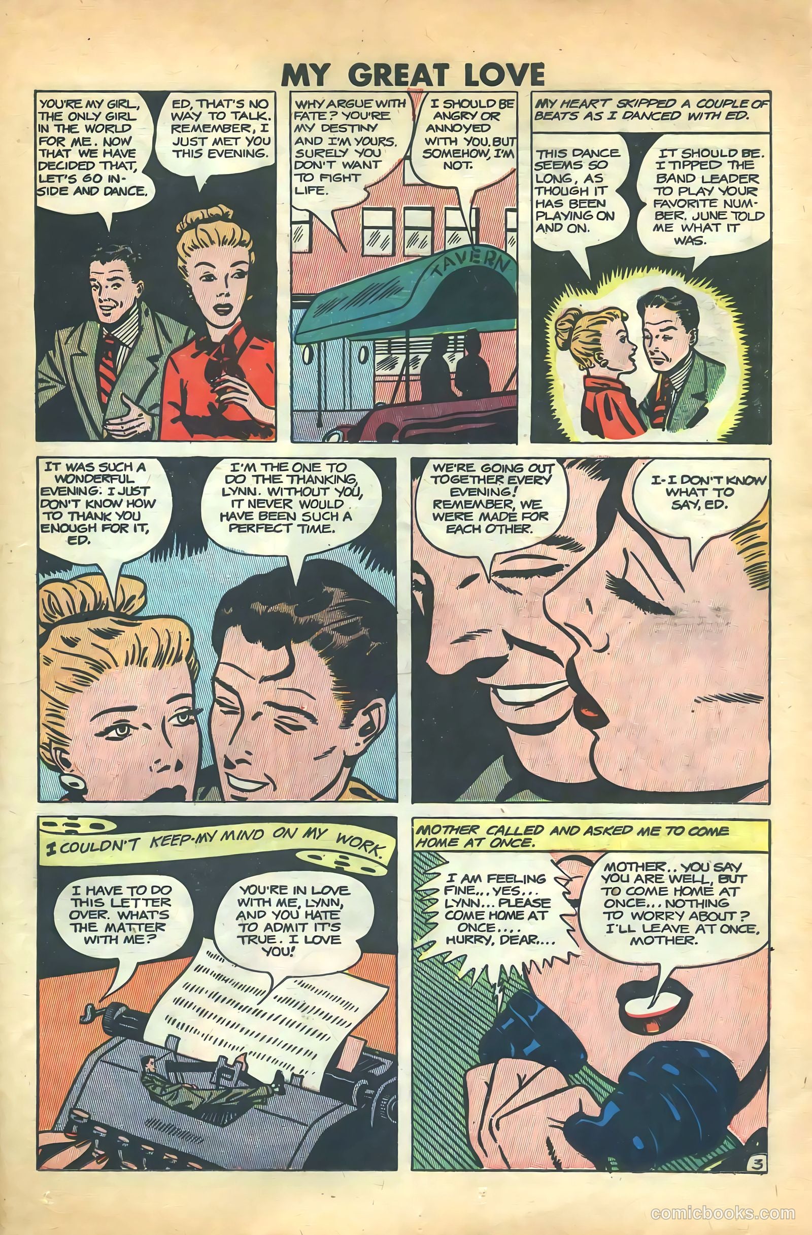 My Great Love #4 (1950) — page 25 of 36