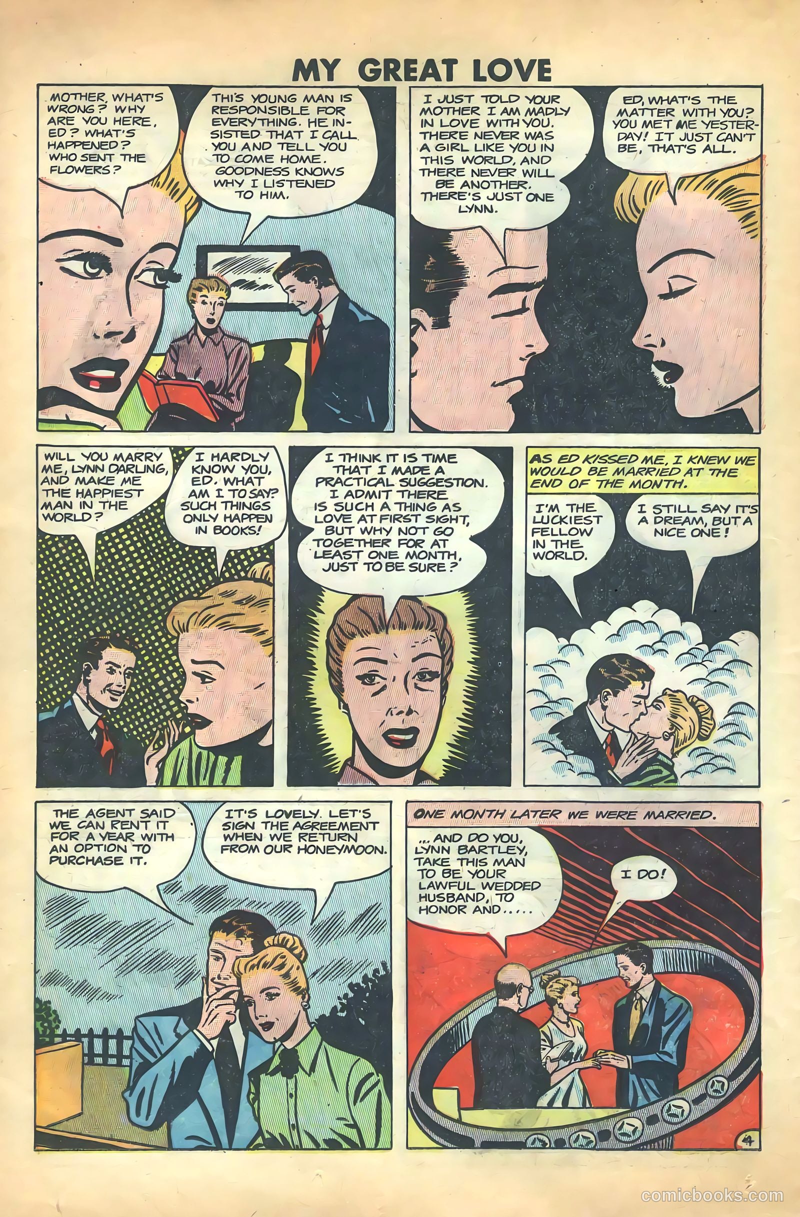 My Great Love #4 (1950) — page 26 of 36