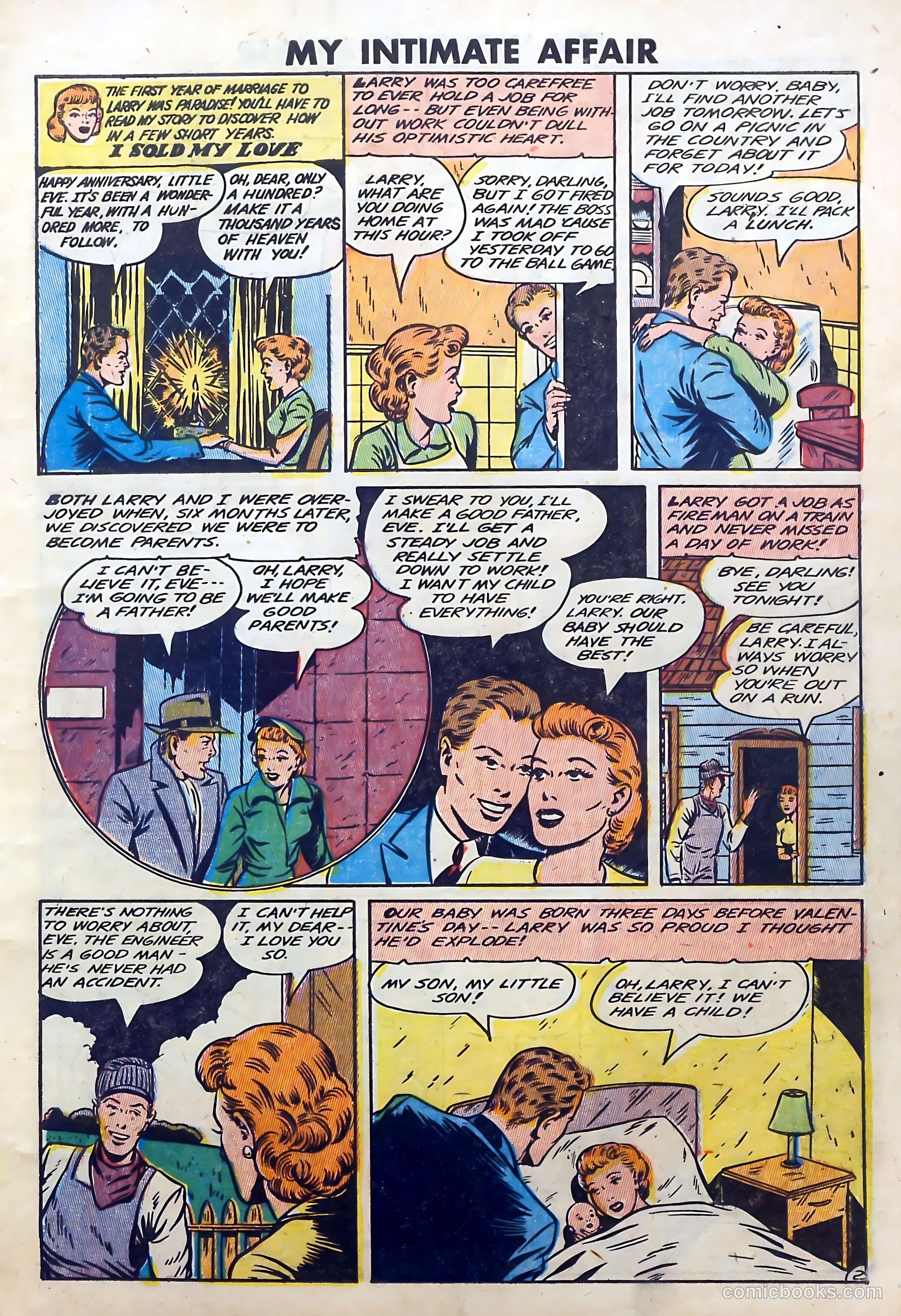 My Intimate Affair #1 (1950) — page 3 of 36