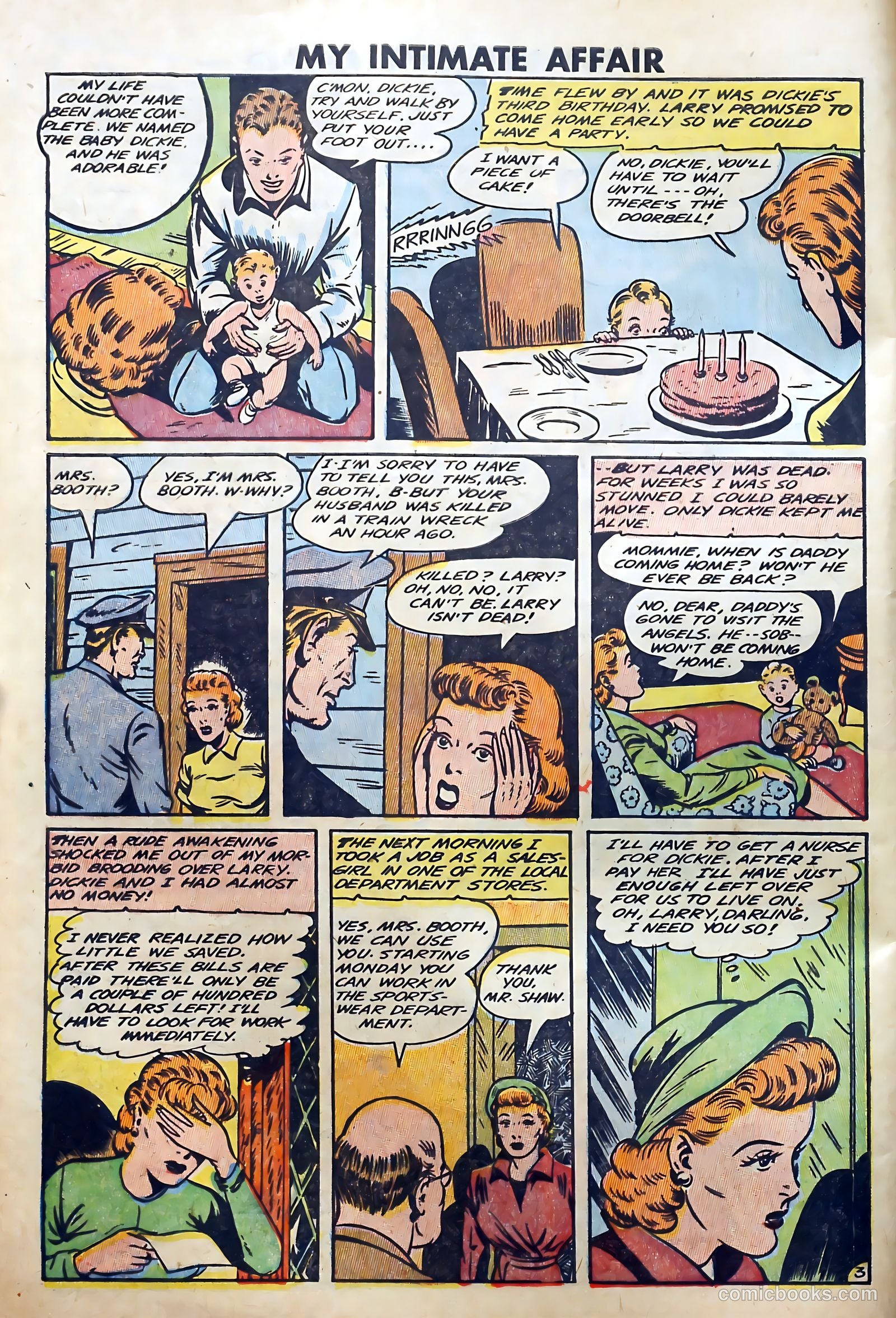 My Intimate Affair #1 (1950) — page 4 of 36