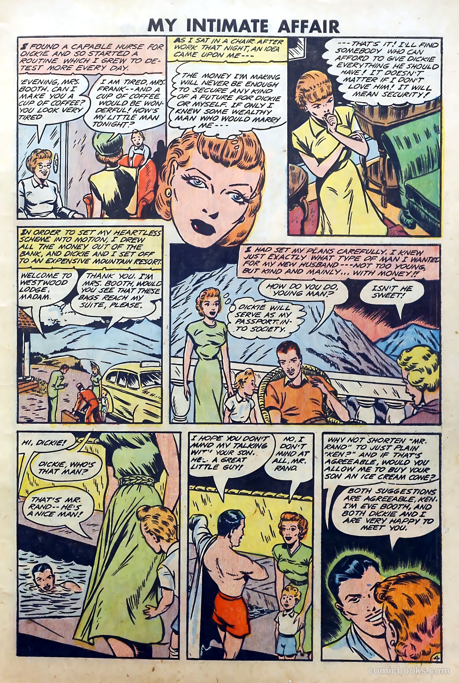 My Intimate Affair #1 (1950) — page 5 of 36
