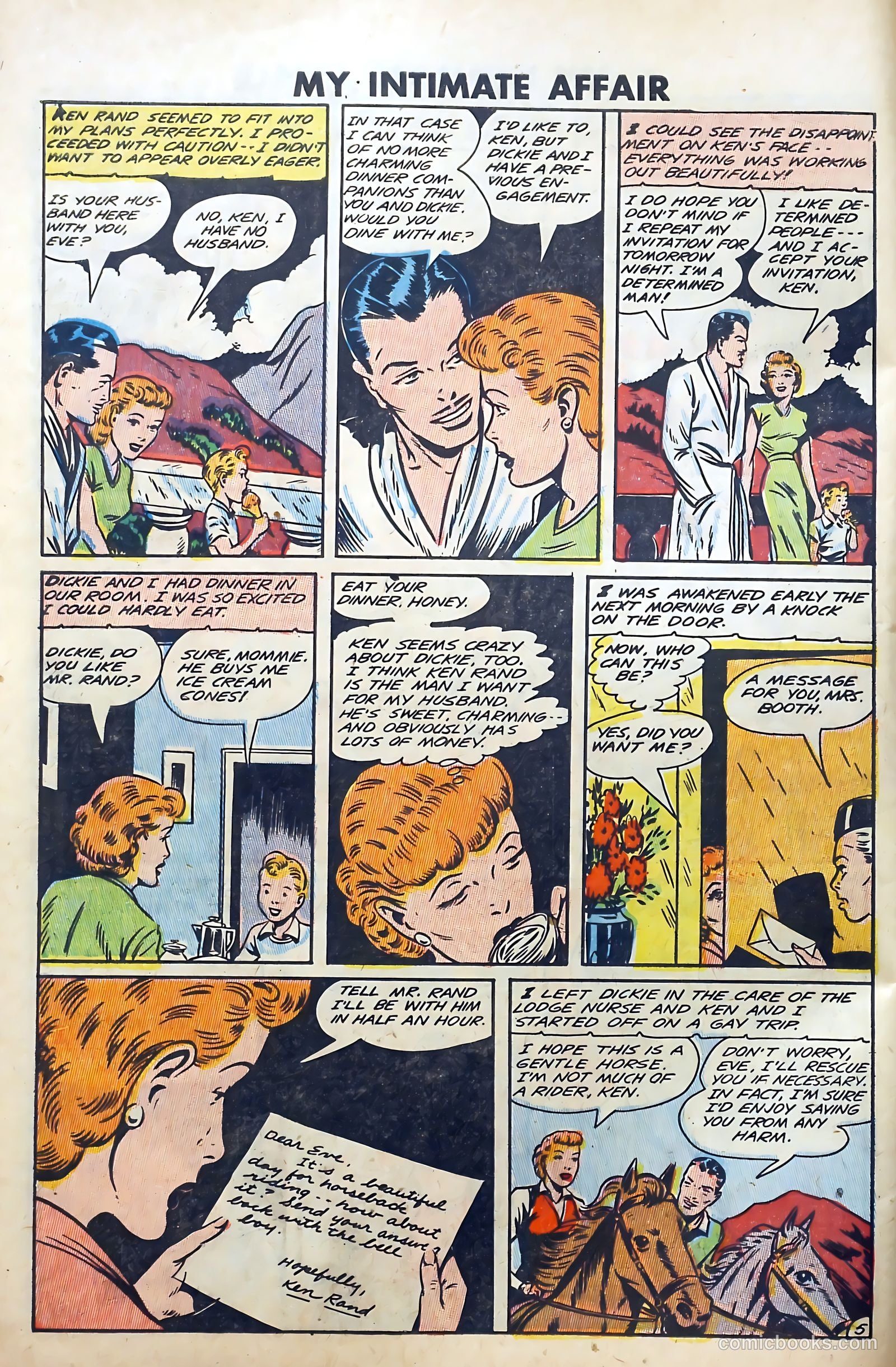My Intimate Affair #1 (1950) — page 6 of 36