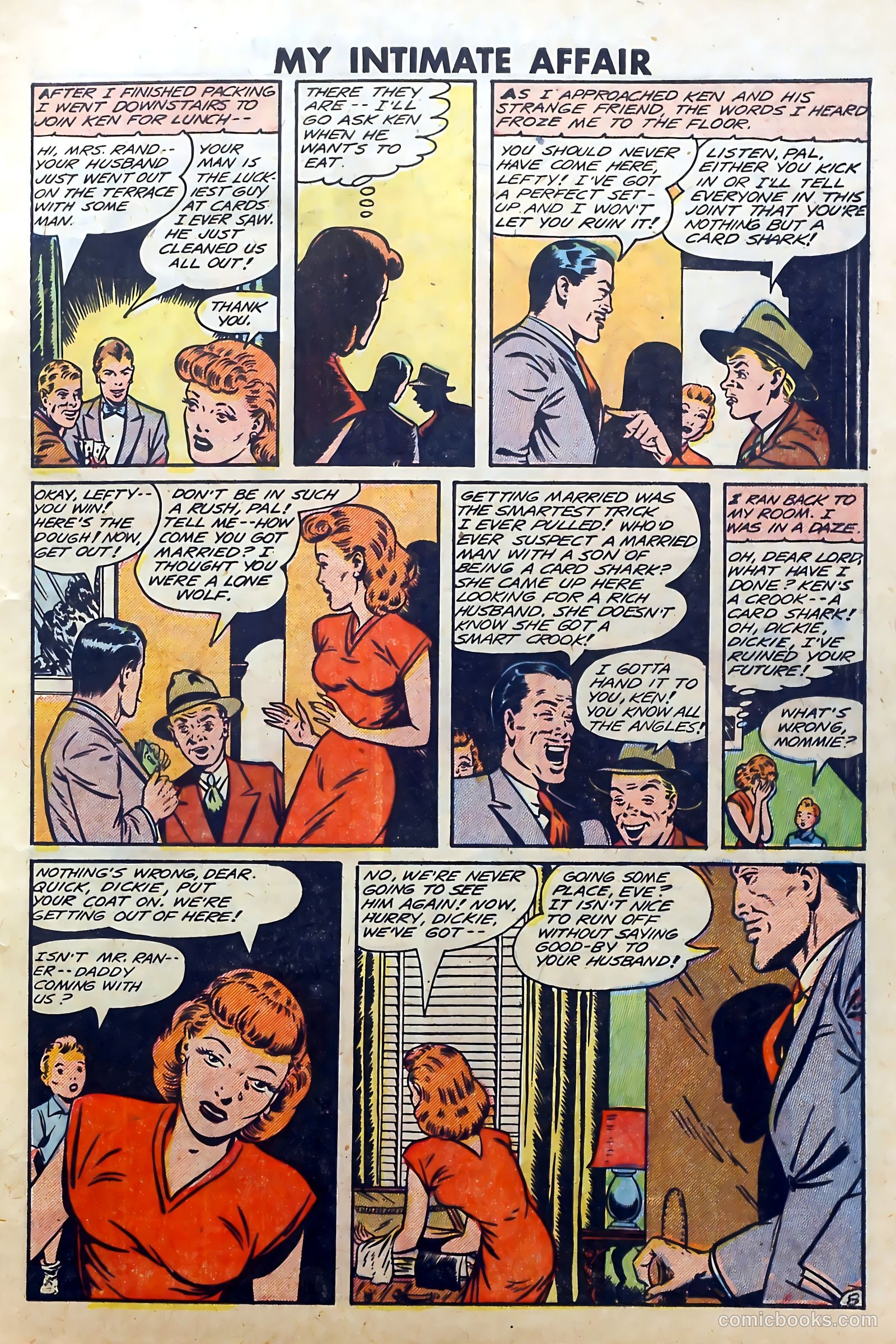 My Intimate Affair #1 (1950) — page 9 of 36