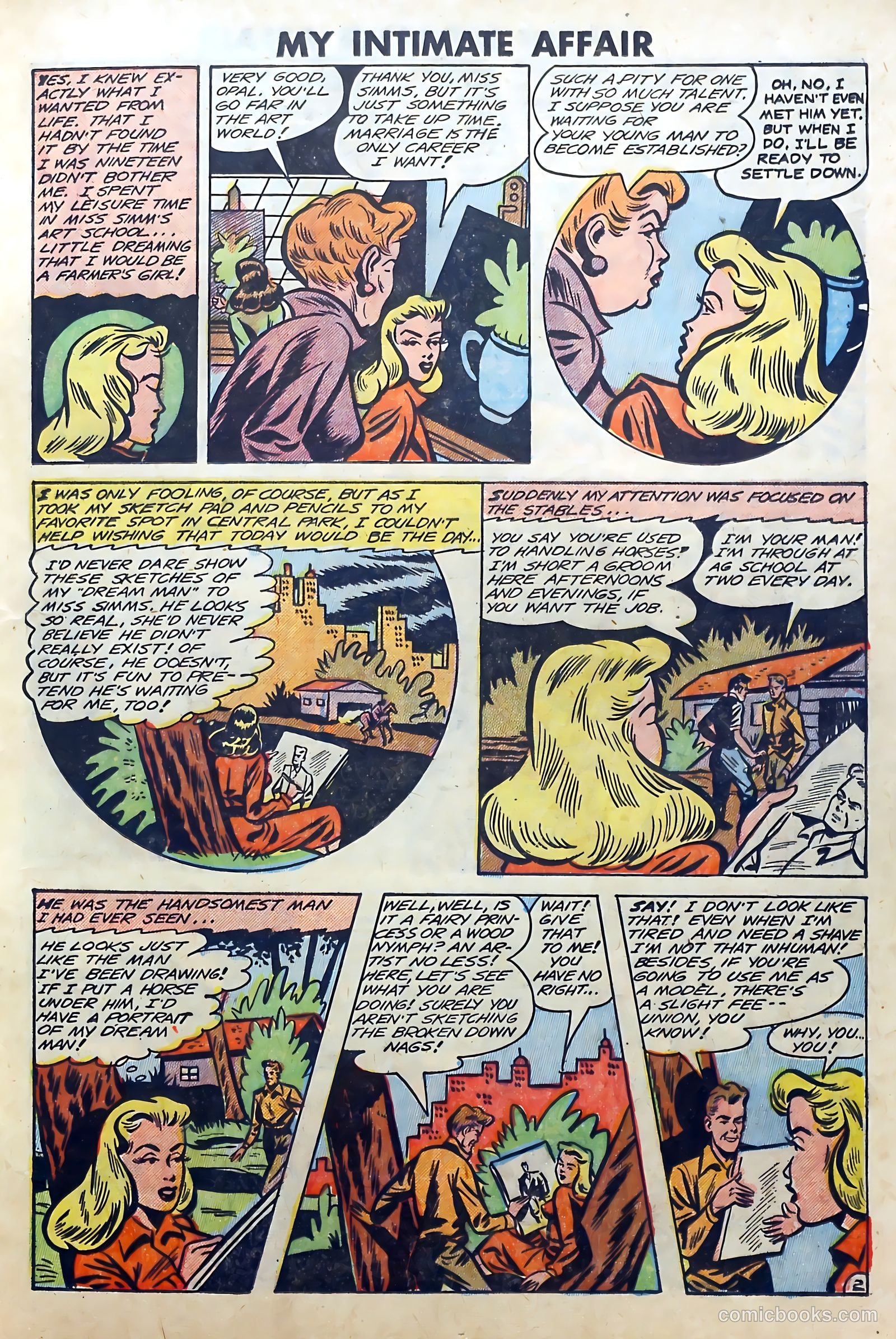 My Intimate Affair #1 (1950) — page 13 of 36