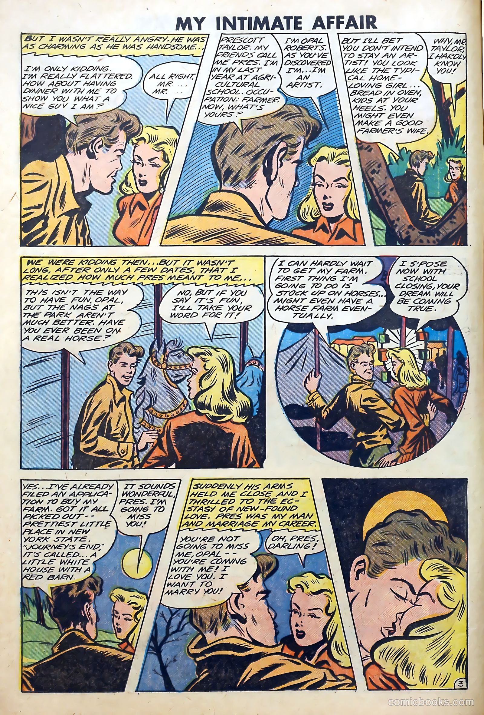 My Intimate Affair #1 (1950) — page 14 of 36