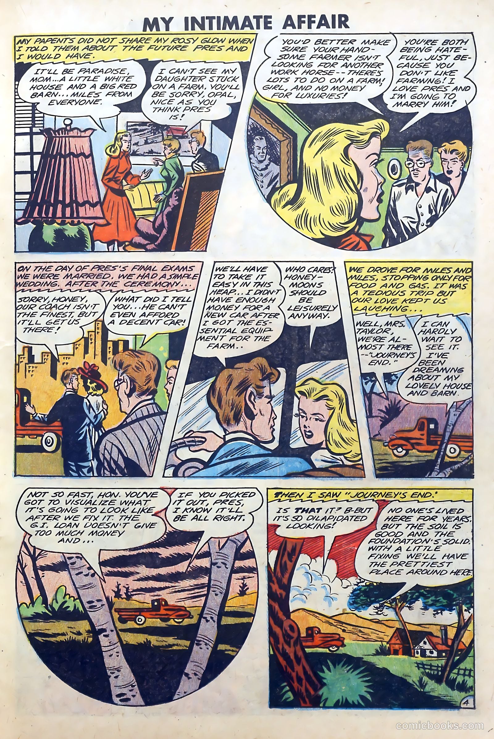 My Intimate Affair #1 (1950) — page 15 of 36