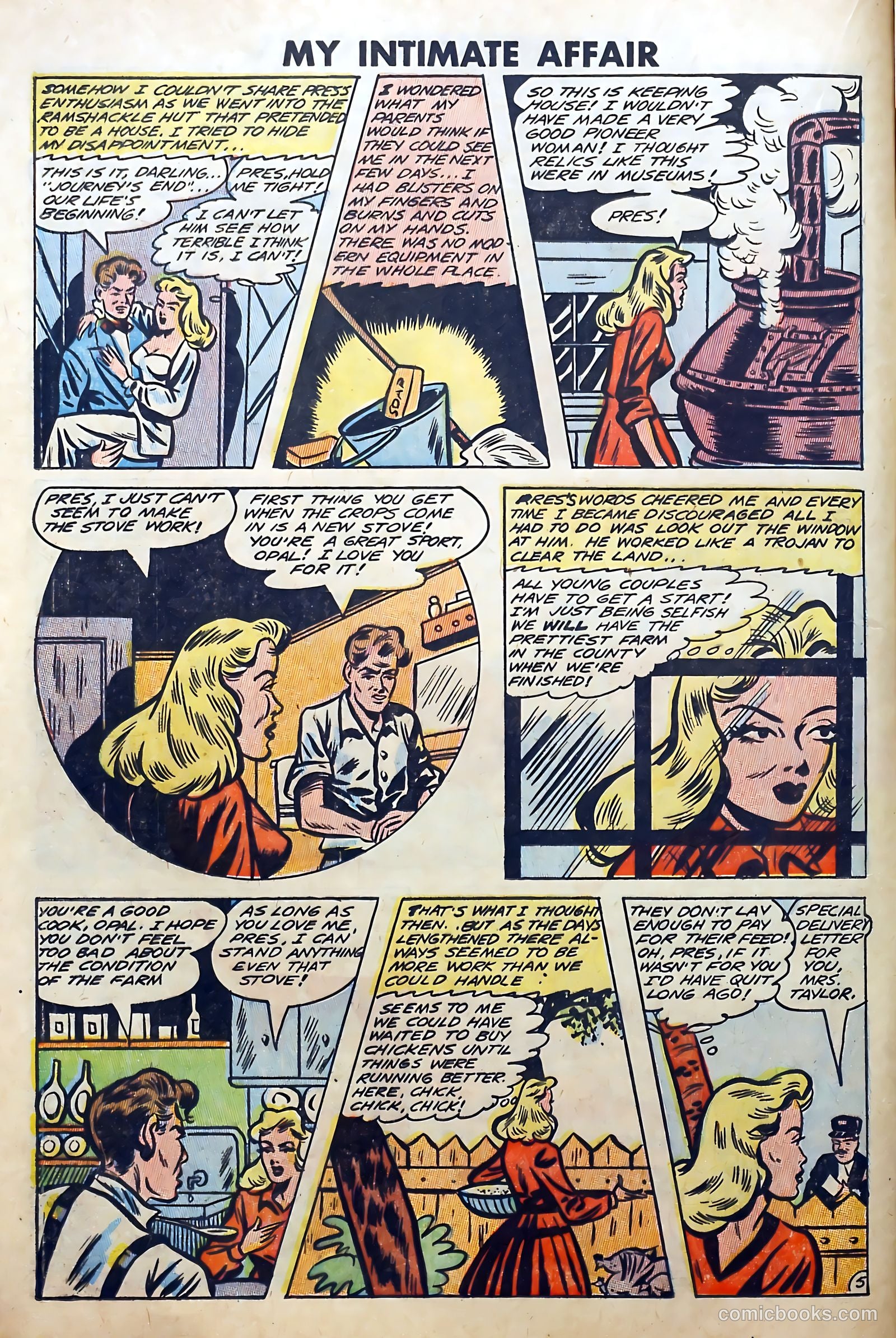 My Intimate Affair #1 (1950) — page 16 of 36