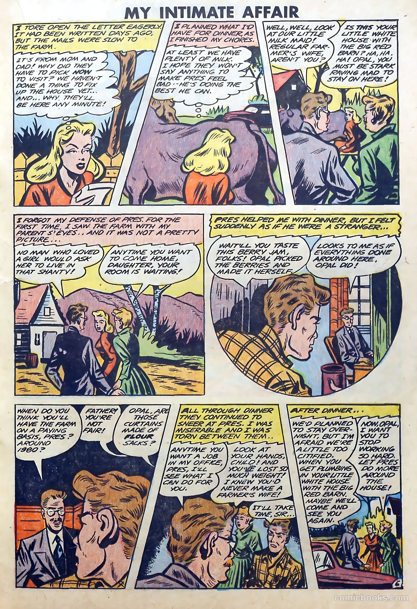 My Intimate Affair #1 (1950) — page 17 of 36