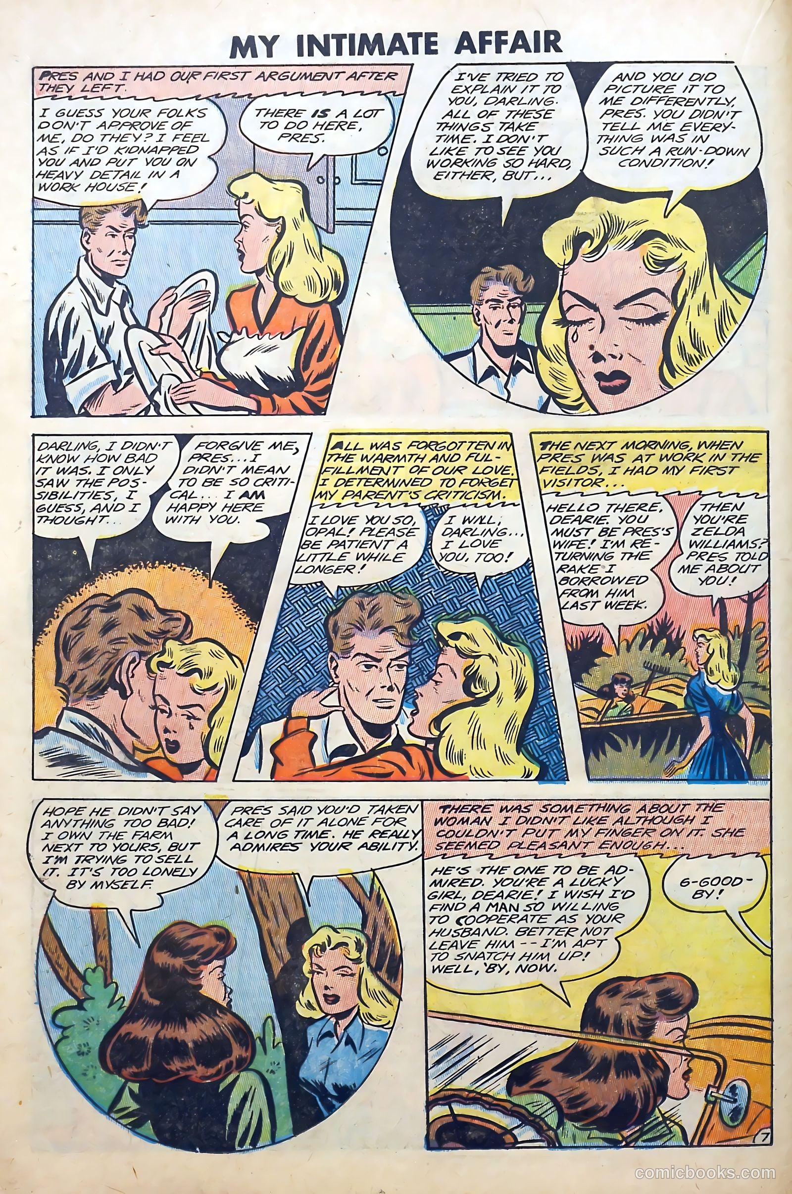 My Intimate Affair #1 (1950) — page 18 of 36