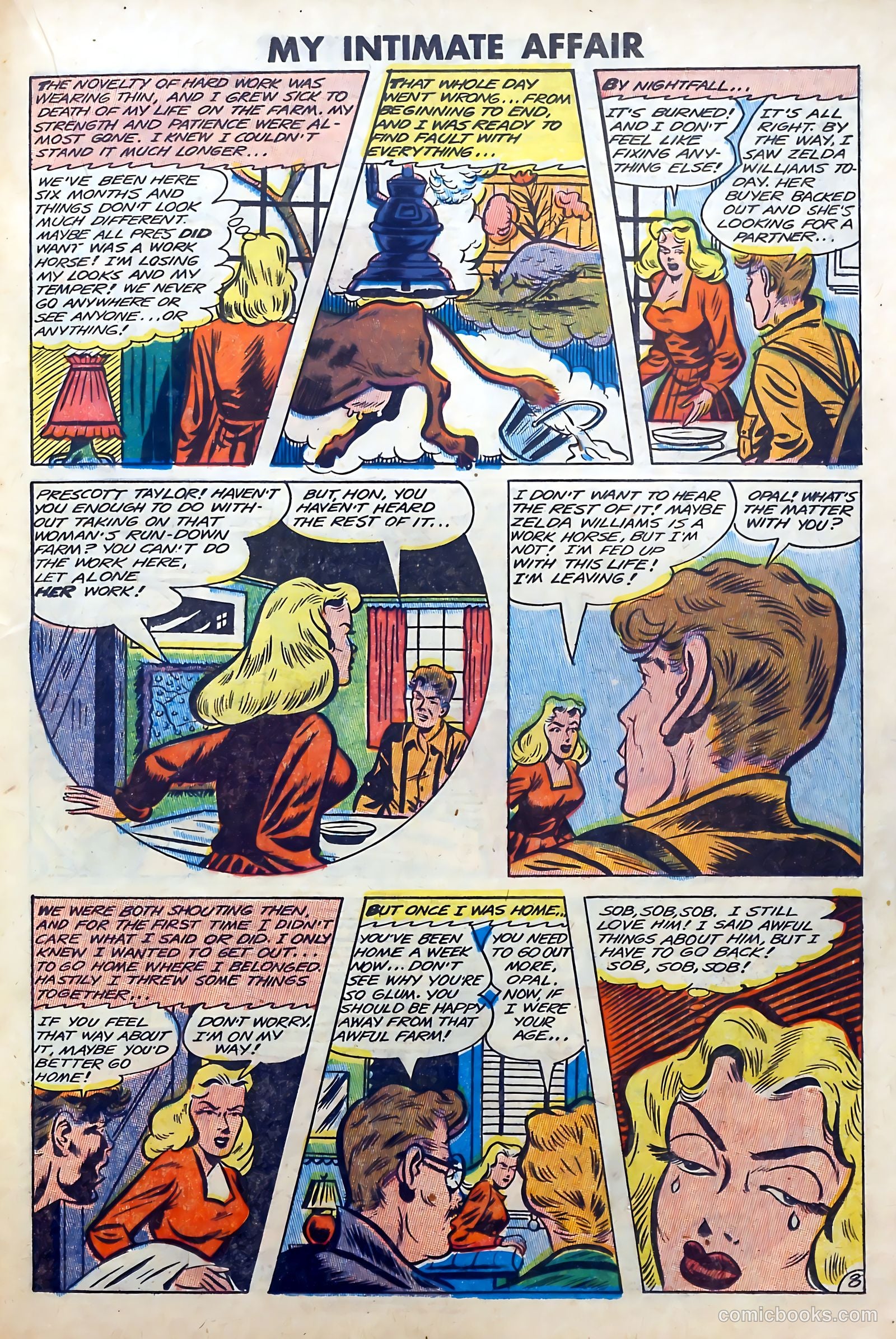 My Intimate Affair #1 (1950) — page 19 of 36
