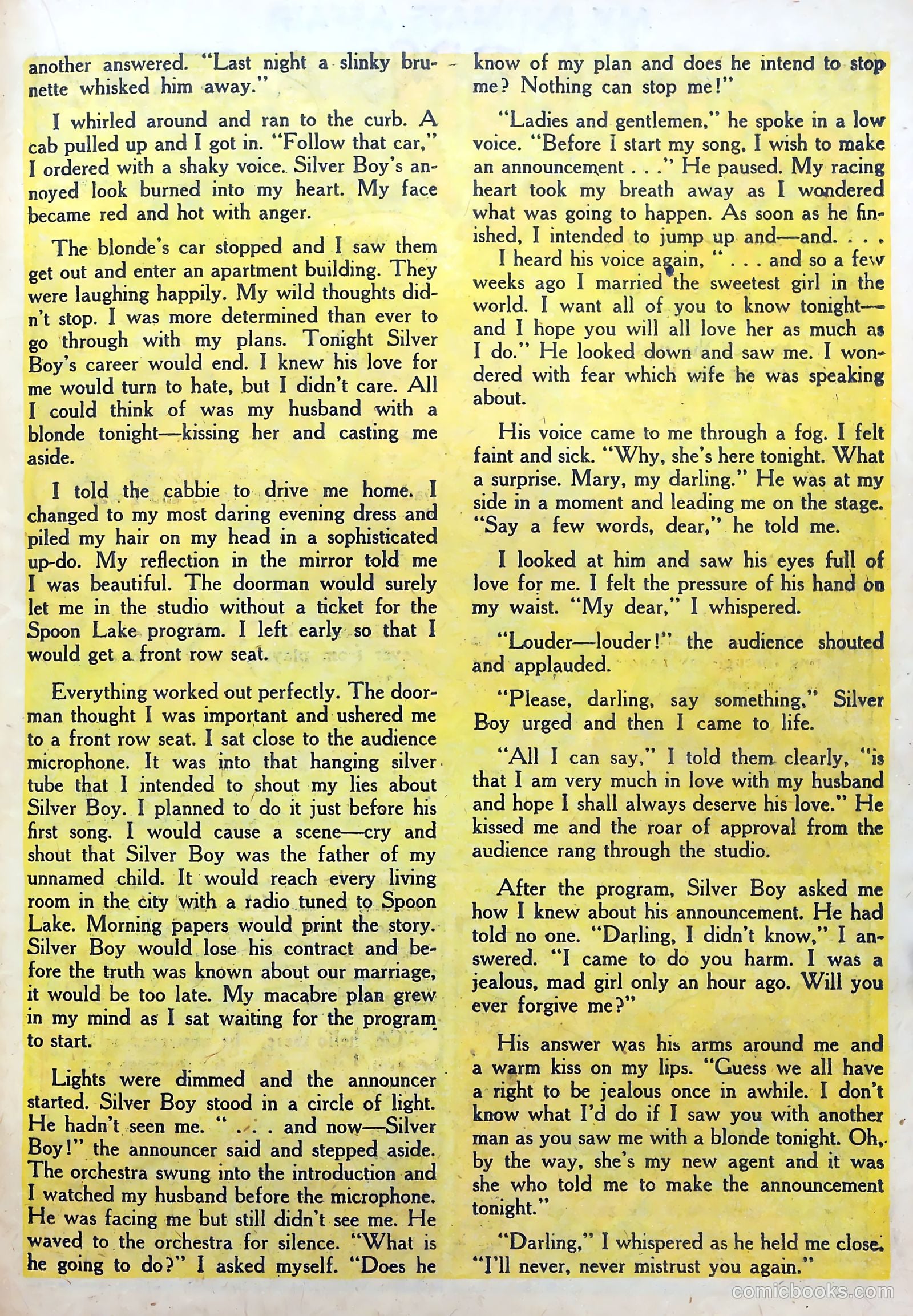 My Intimate Affair #1 (1950) — page 23 of 36