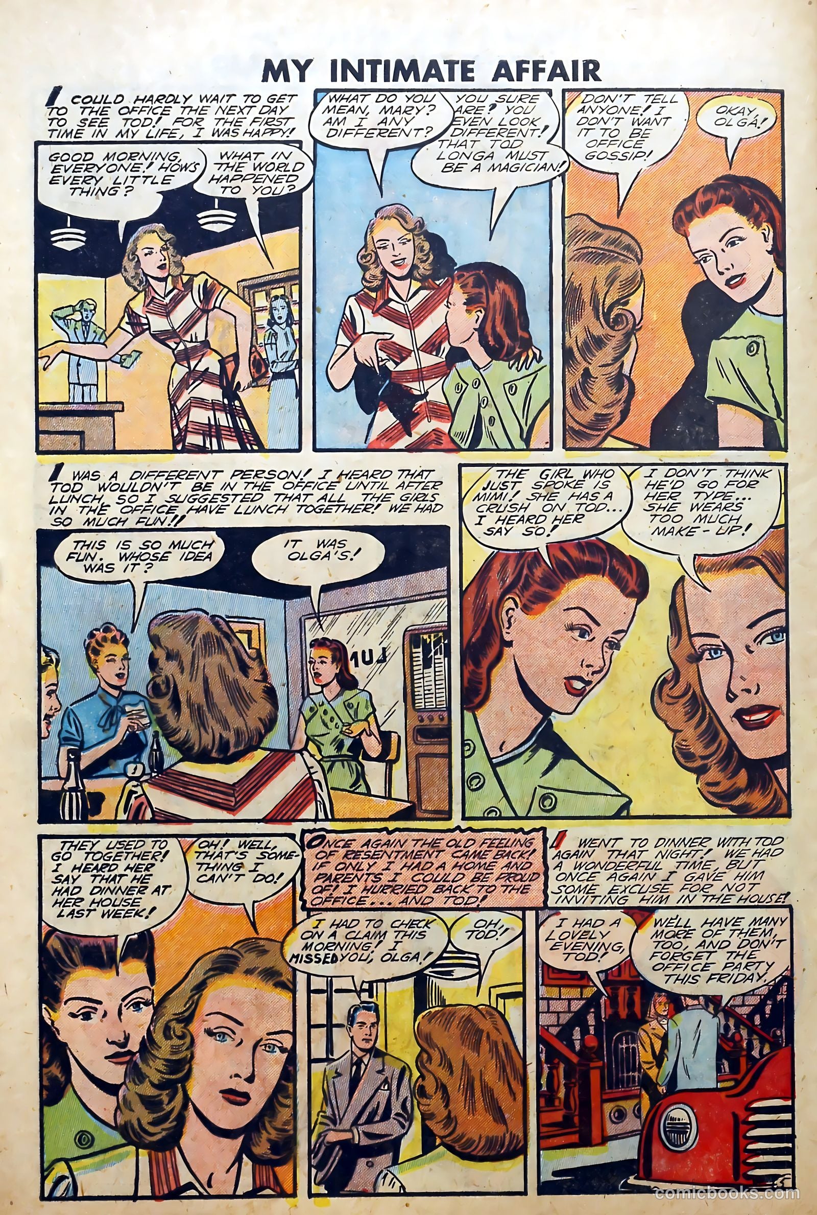 My Intimate Affair #1 (1950) — page 28 of 36