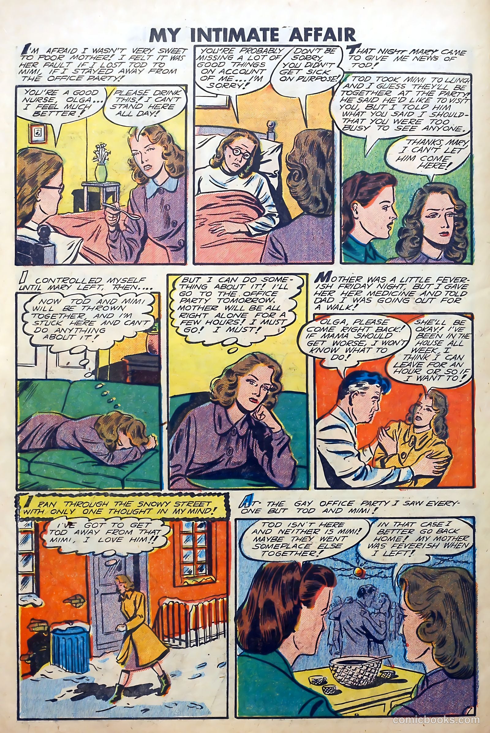 My Intimate Affair #1 (1950) — page 30 of 36