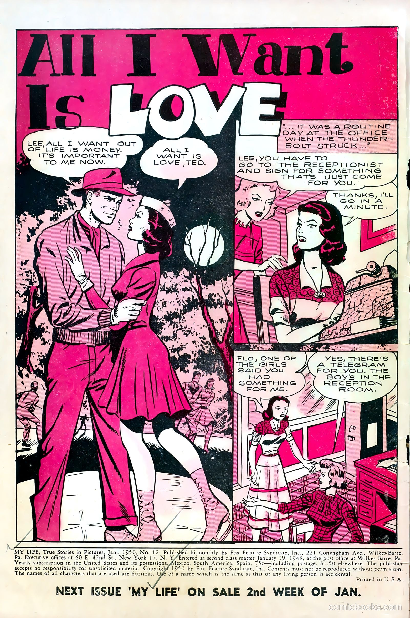 My Life #12 (1950) — page 2 of 36
