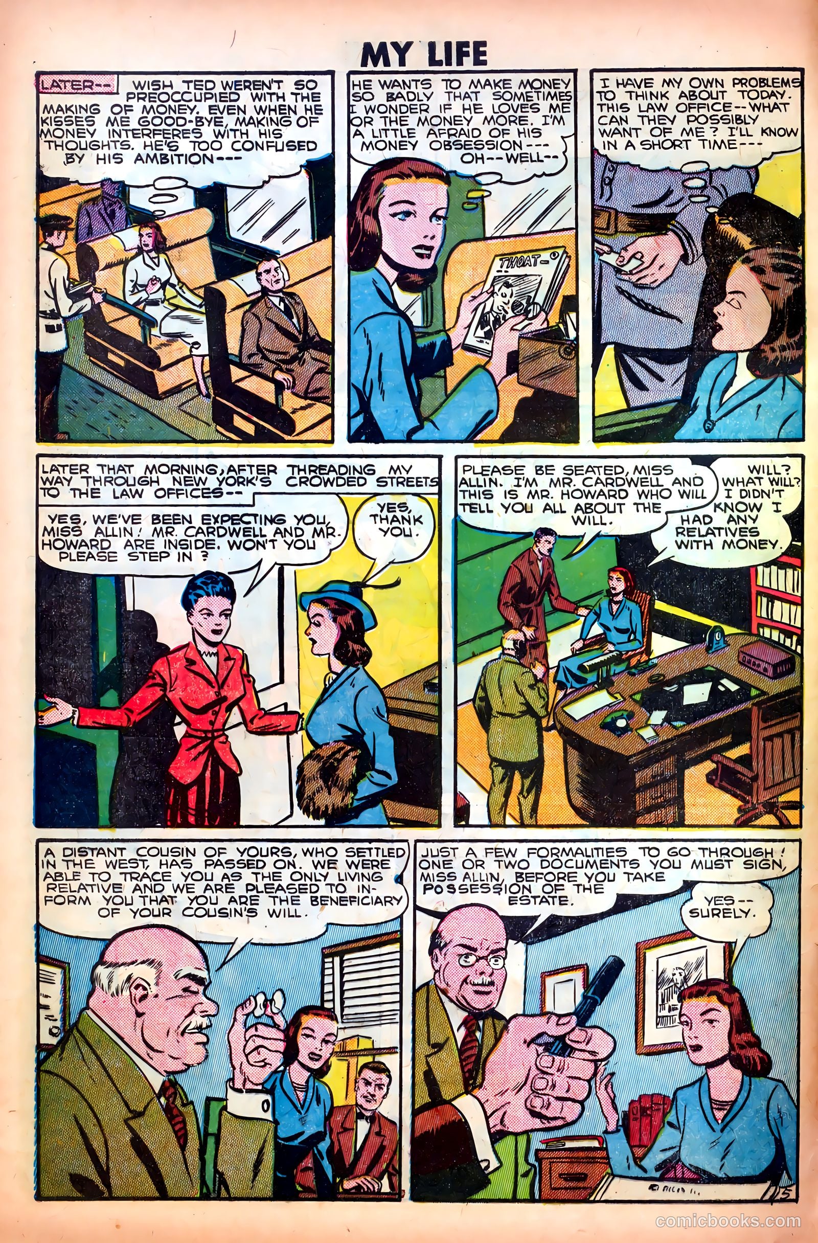 My Life #12 (1950) — page 6 of 36