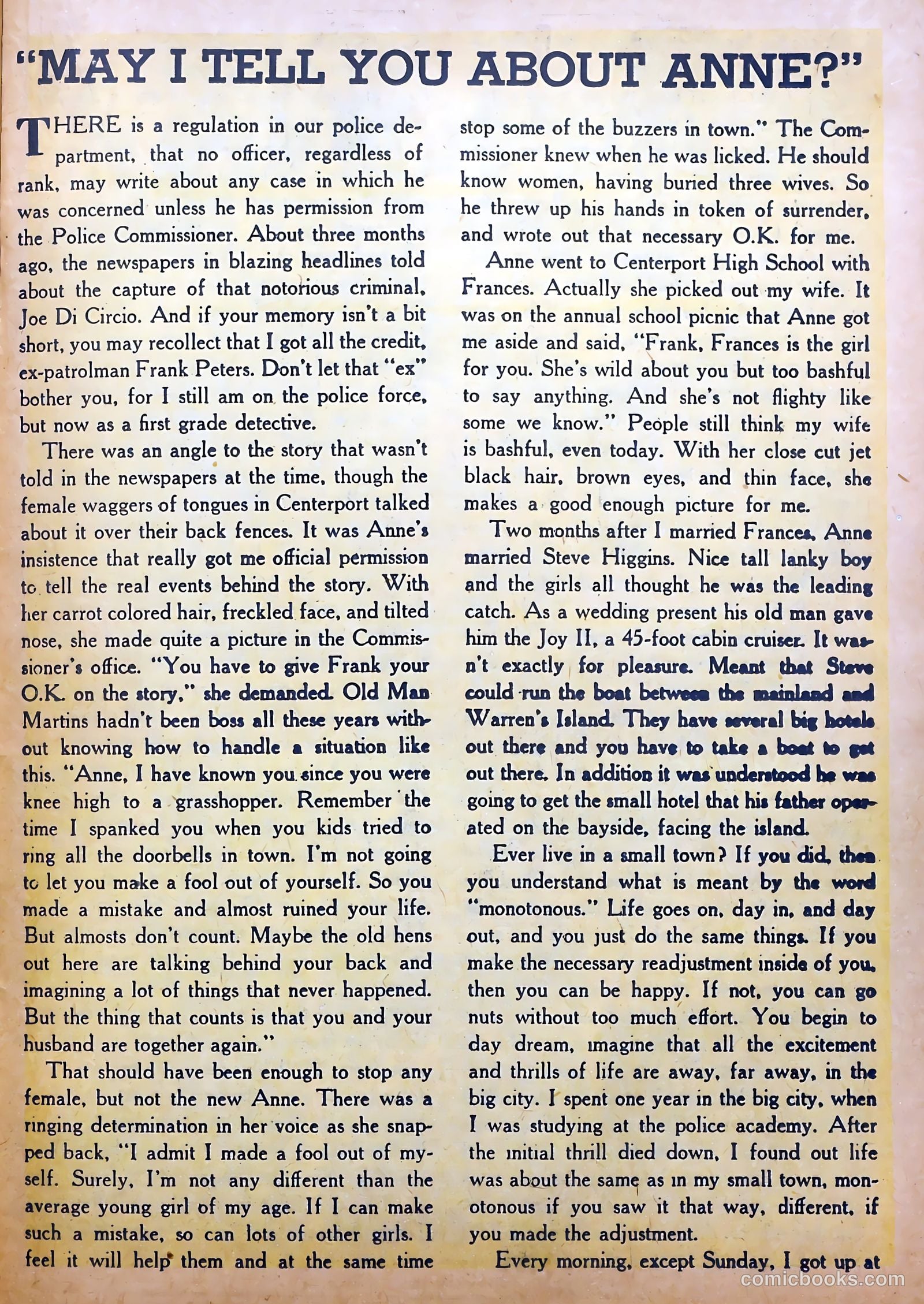 My Life #7 (1949) — page 21 of 36