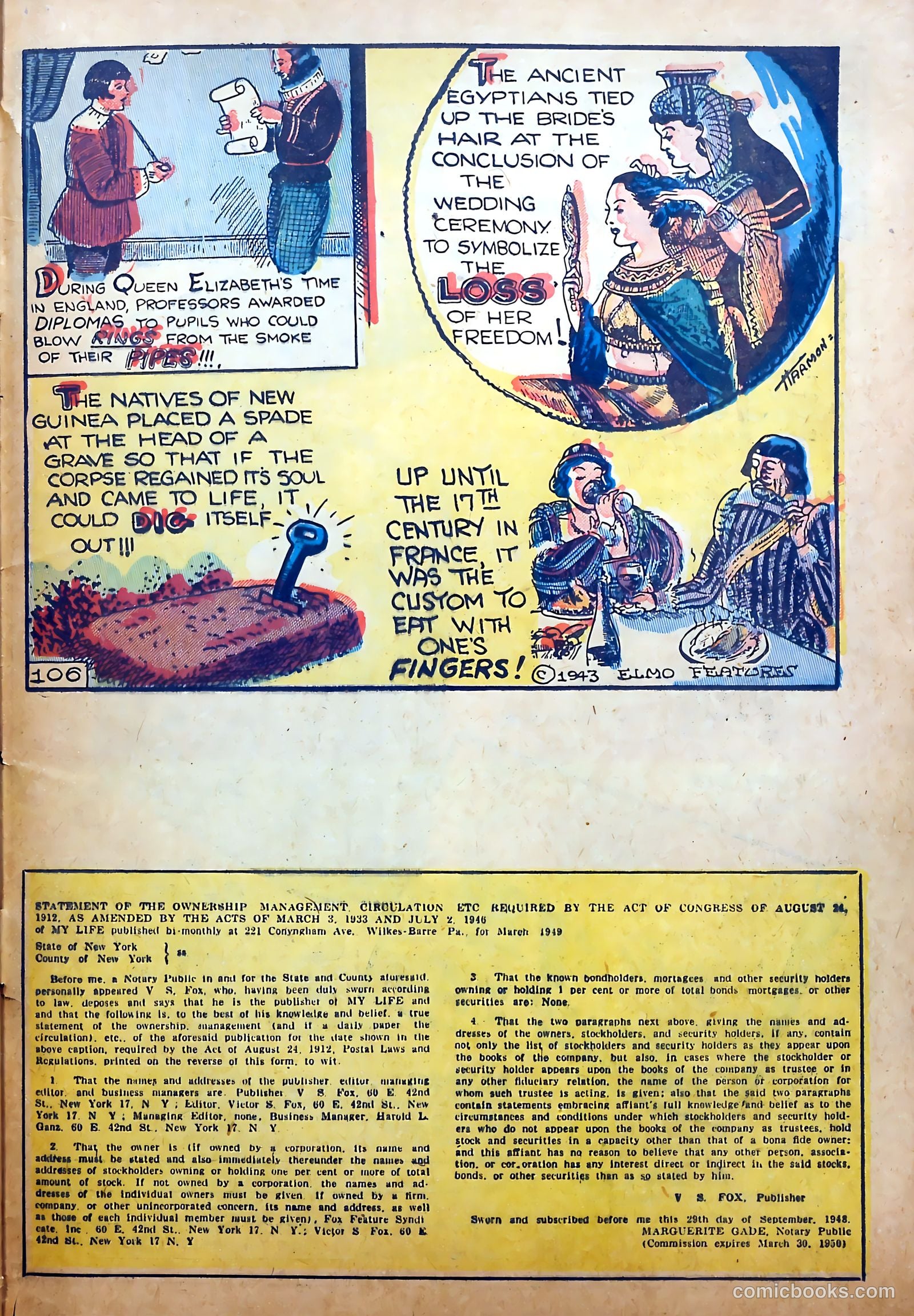 My Life #7 (1949) — page 33 of 36