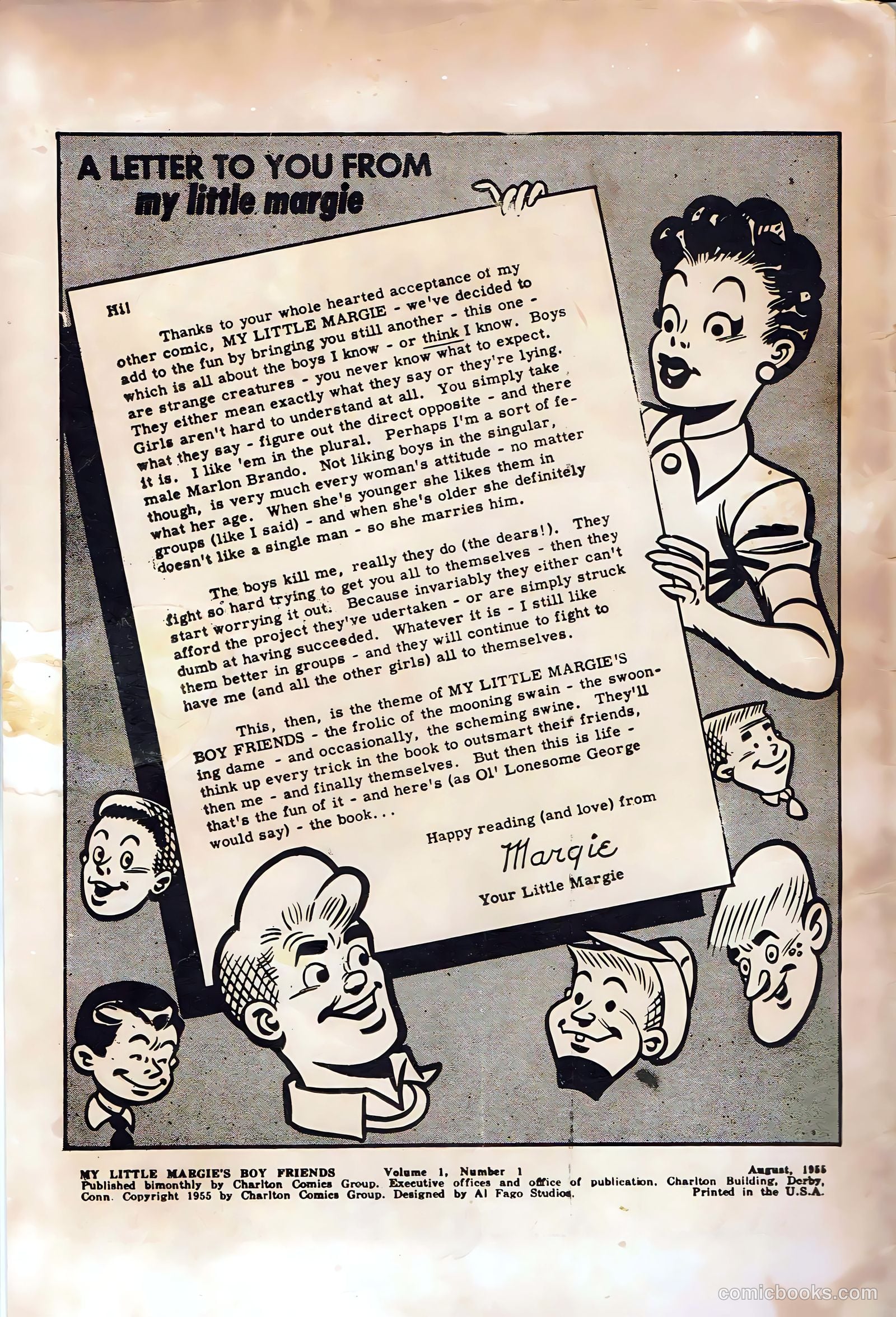My Little Margie #1 (1954) — page 2 of 36