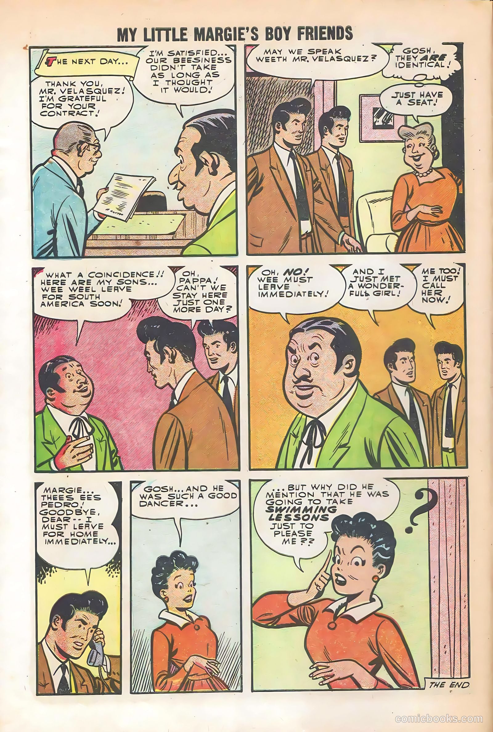 My Little Margie #1 (1954) — page 10 of 36