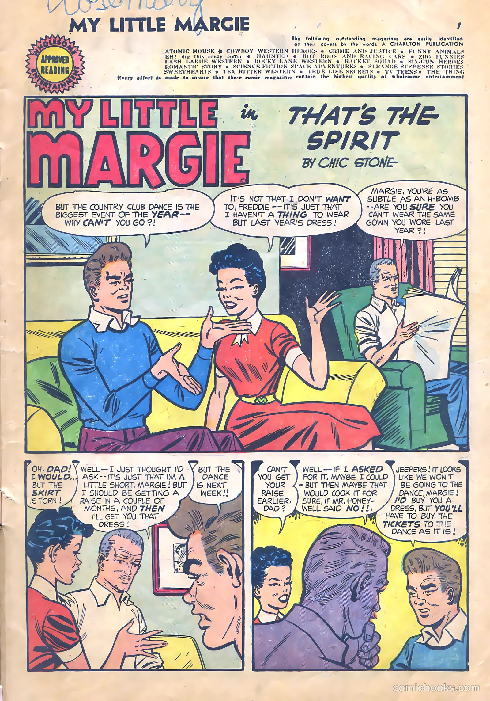 My Little Margie #2 (1954) — page 3 of 37