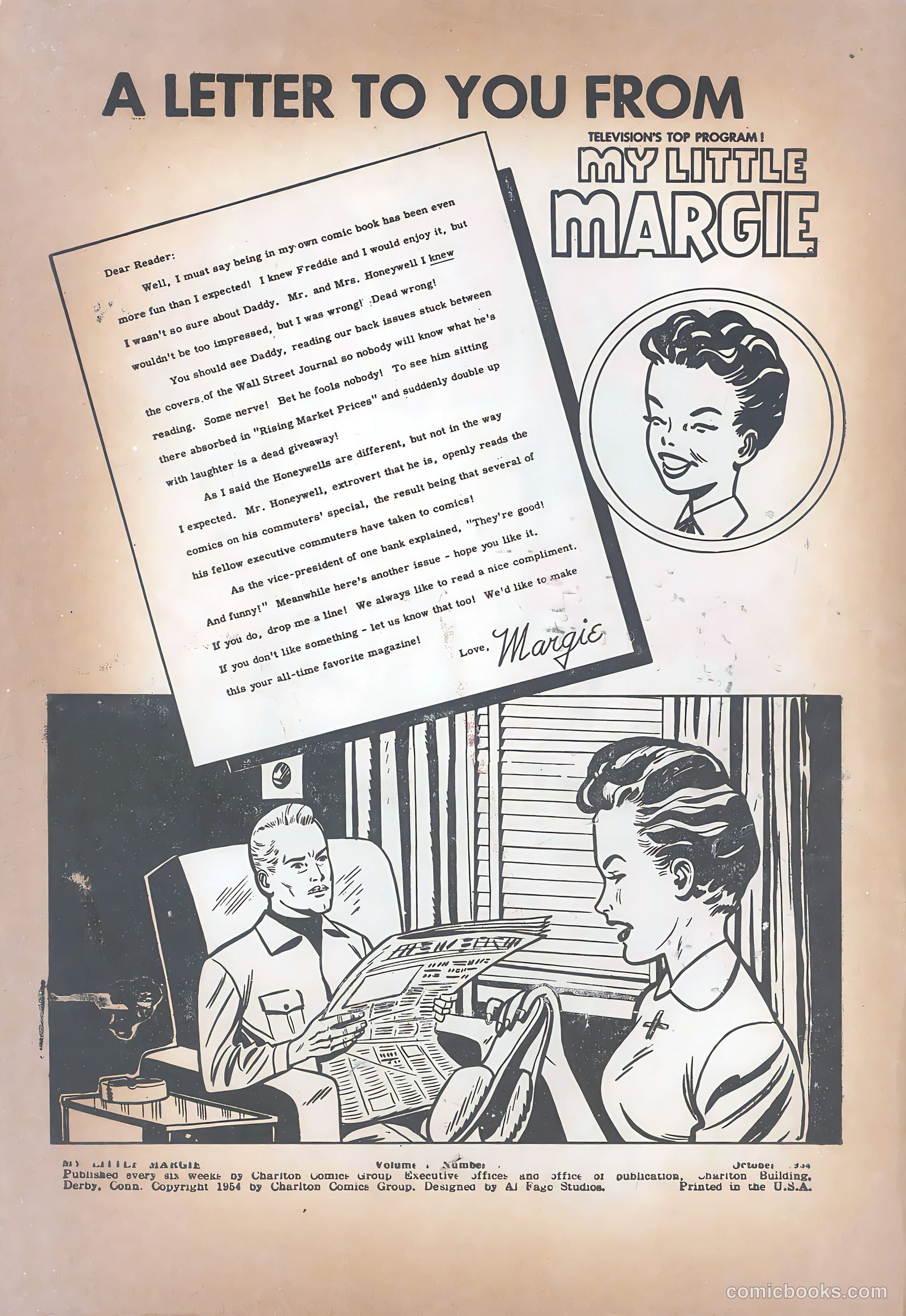 My Little Margie #3 (1954) — page 2 of 36