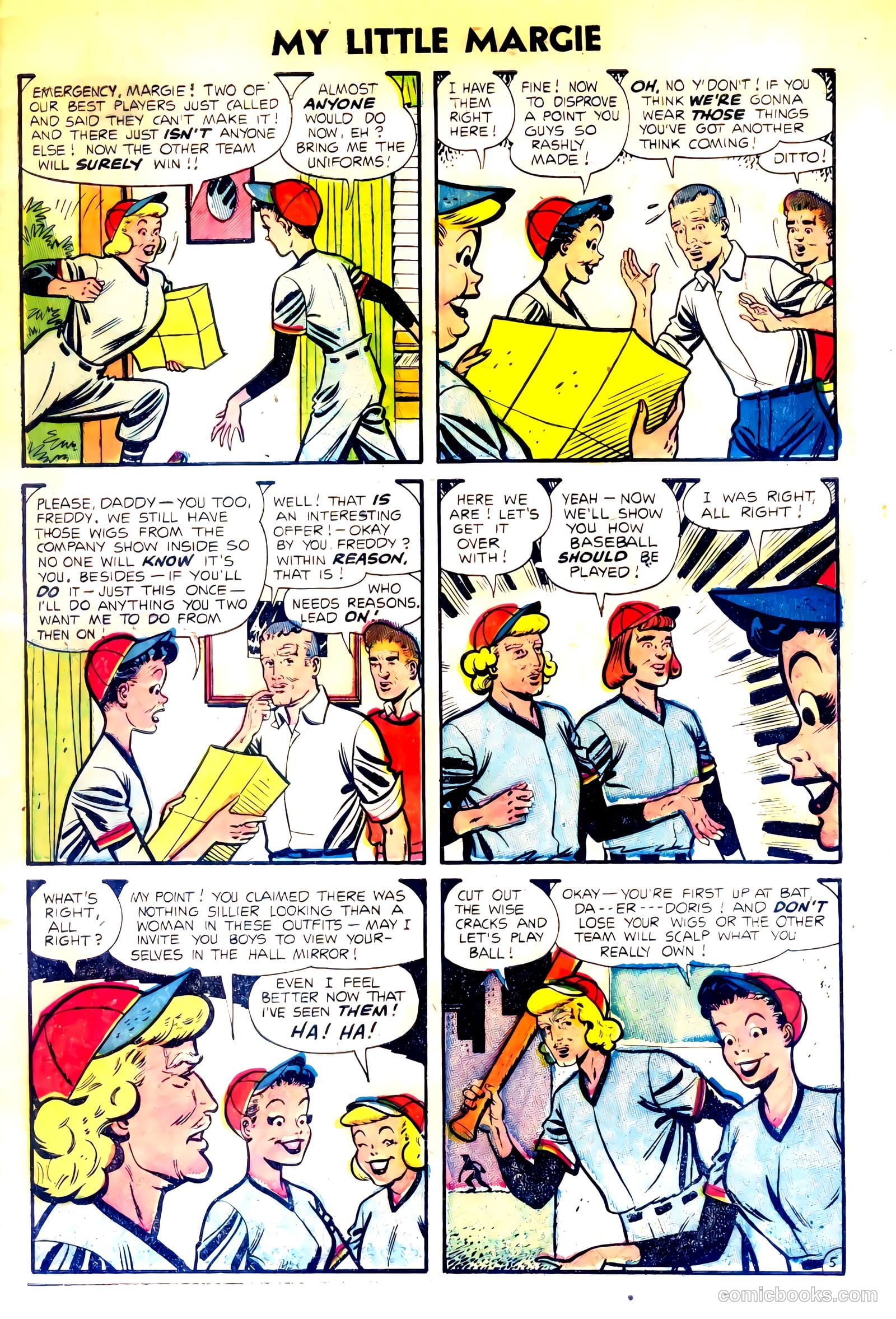 My Little Margie #5 (1955) — page 7 of 36