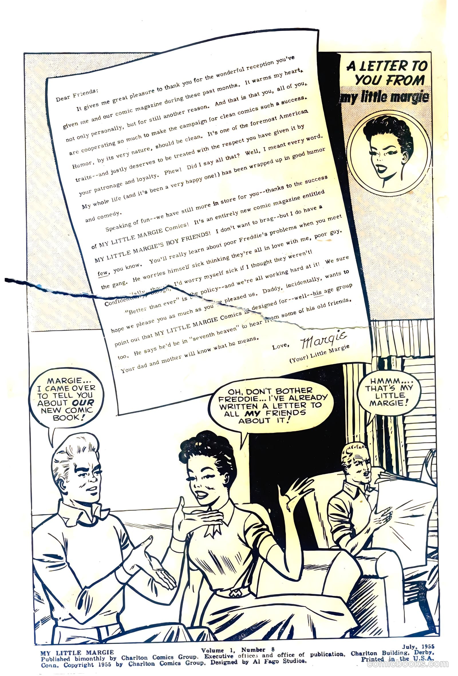 My Little Margie #8 (1955) — page 2 of 36