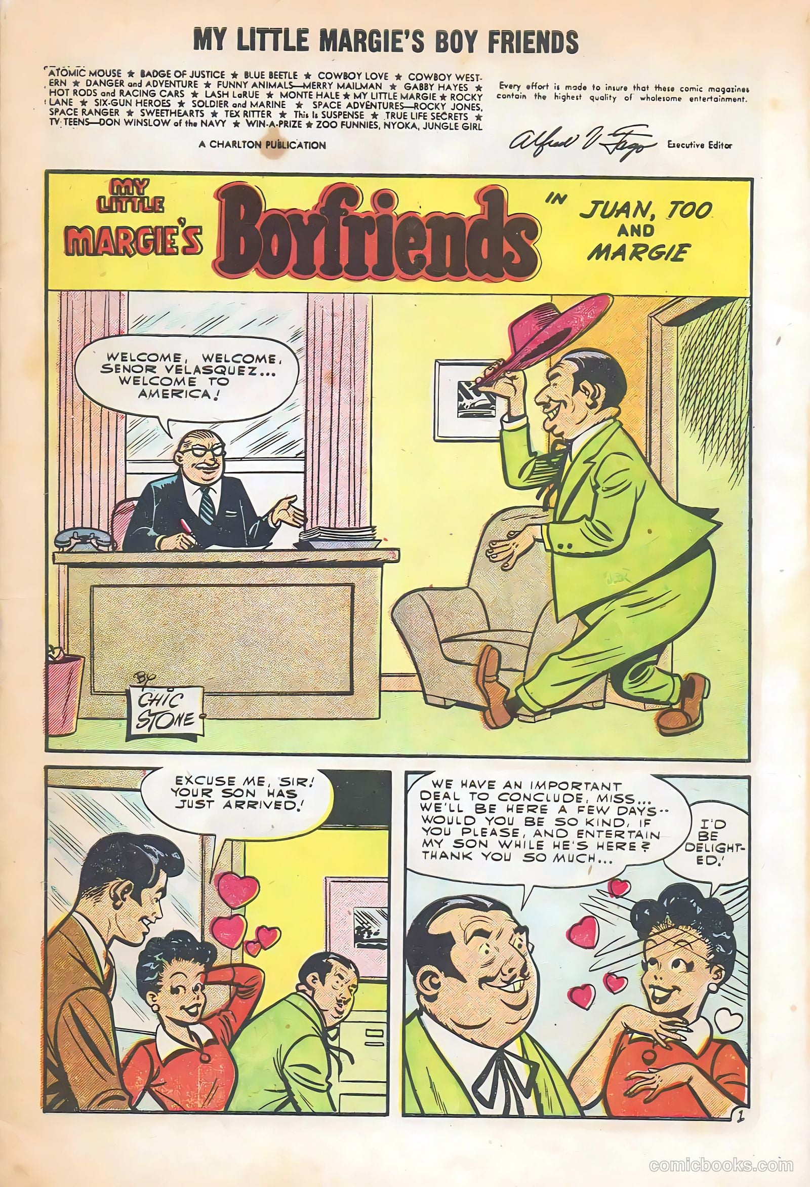 My Little Margie's Boy Friends #1 (1955) — page 3 of 36